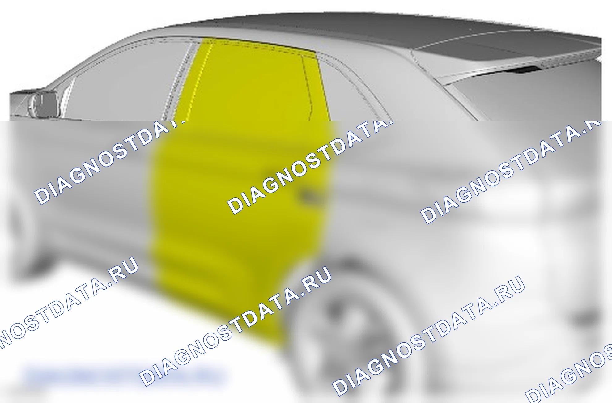 Ручное отпускание защелки откидной двери багажного отделения. Ford Edge II
