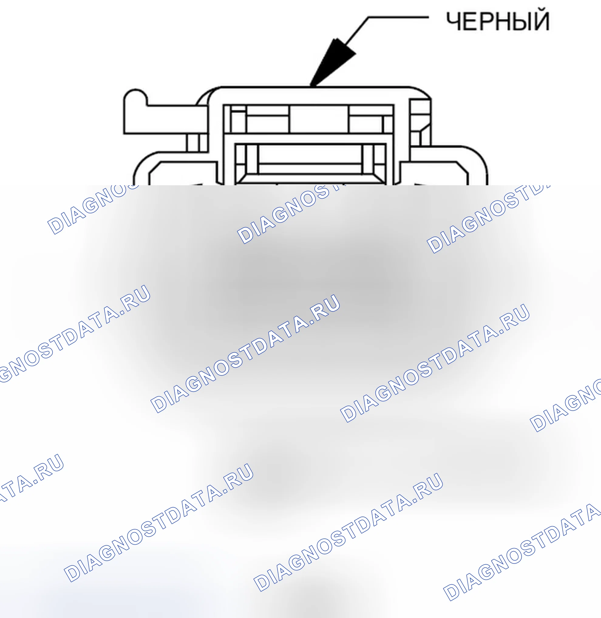 Рис. 152: Вид с торца переключателя блокировки сцепления (M / T). Jeep Compass I