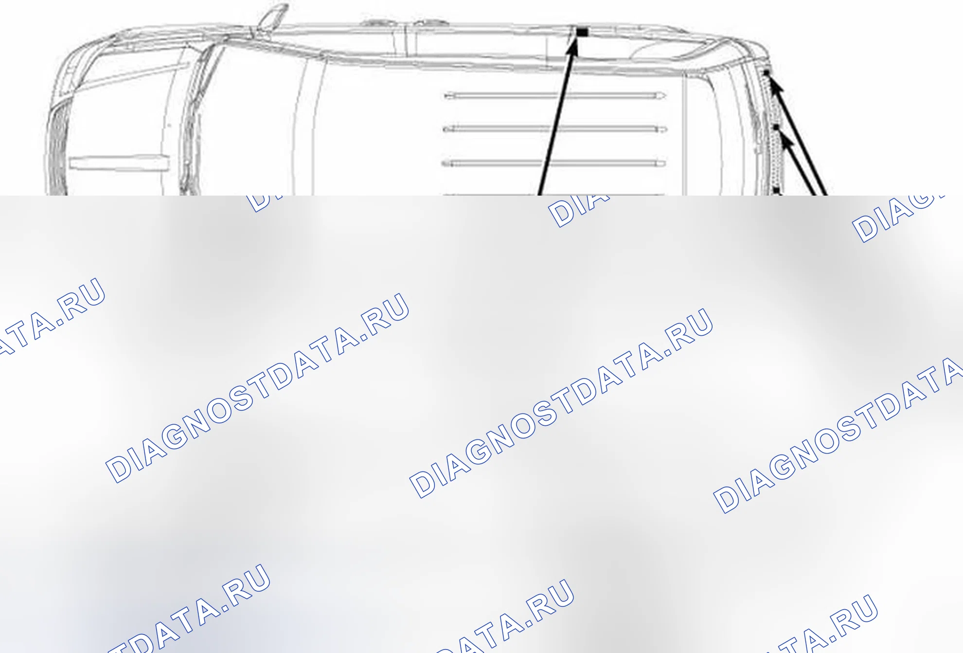 Рис. 3: СИСТЕМА ПОМОЩИ ПРИ ПАРКОВКЕ. Chrysler Town & Country V рестайлинг