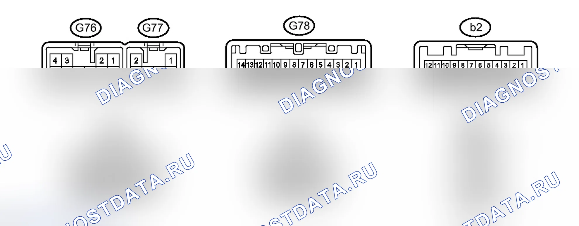 Рис. 36: КЛЕММЫ ЭБУ. Toyota Prius C I