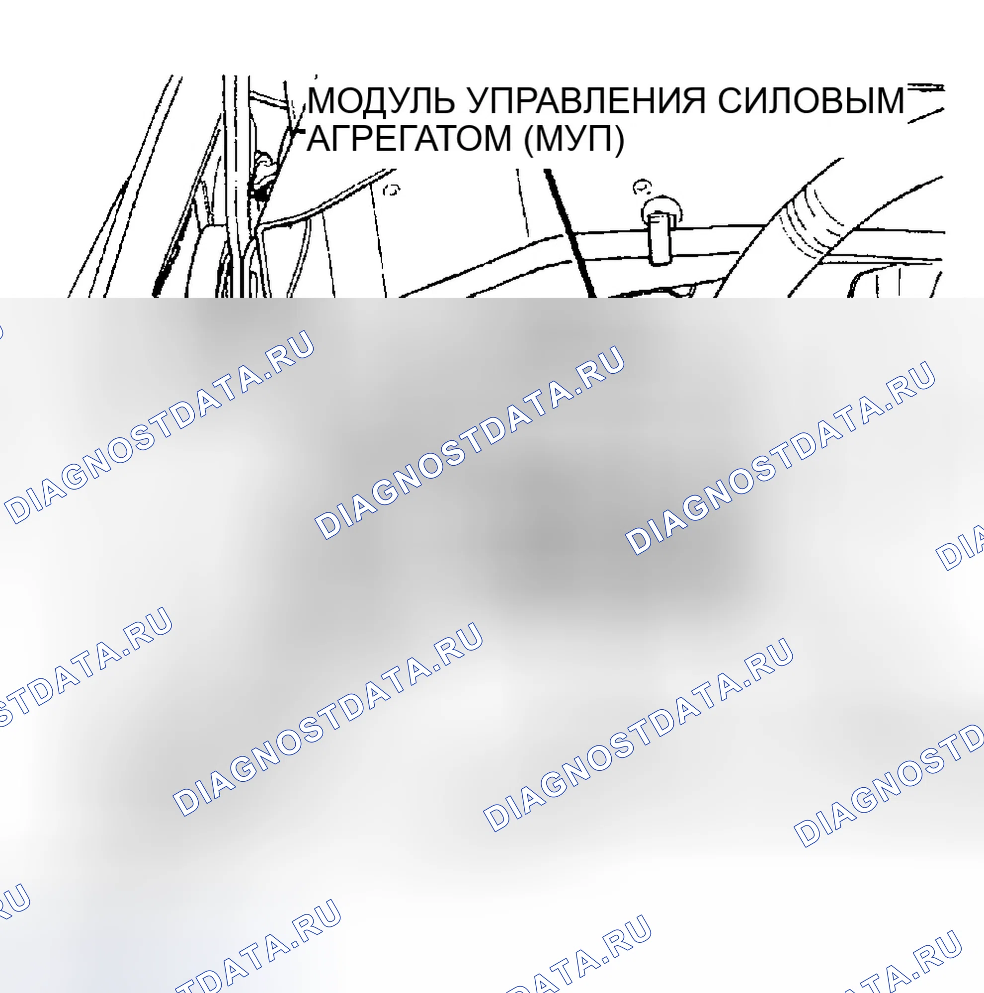 Рис. 302: РАСПОЛОЖЕНИЕ МОДУЛЯ УПРАВЛЕНИЯ ТРАНСМИССИЕЙ. Dodge Pickup R2500 