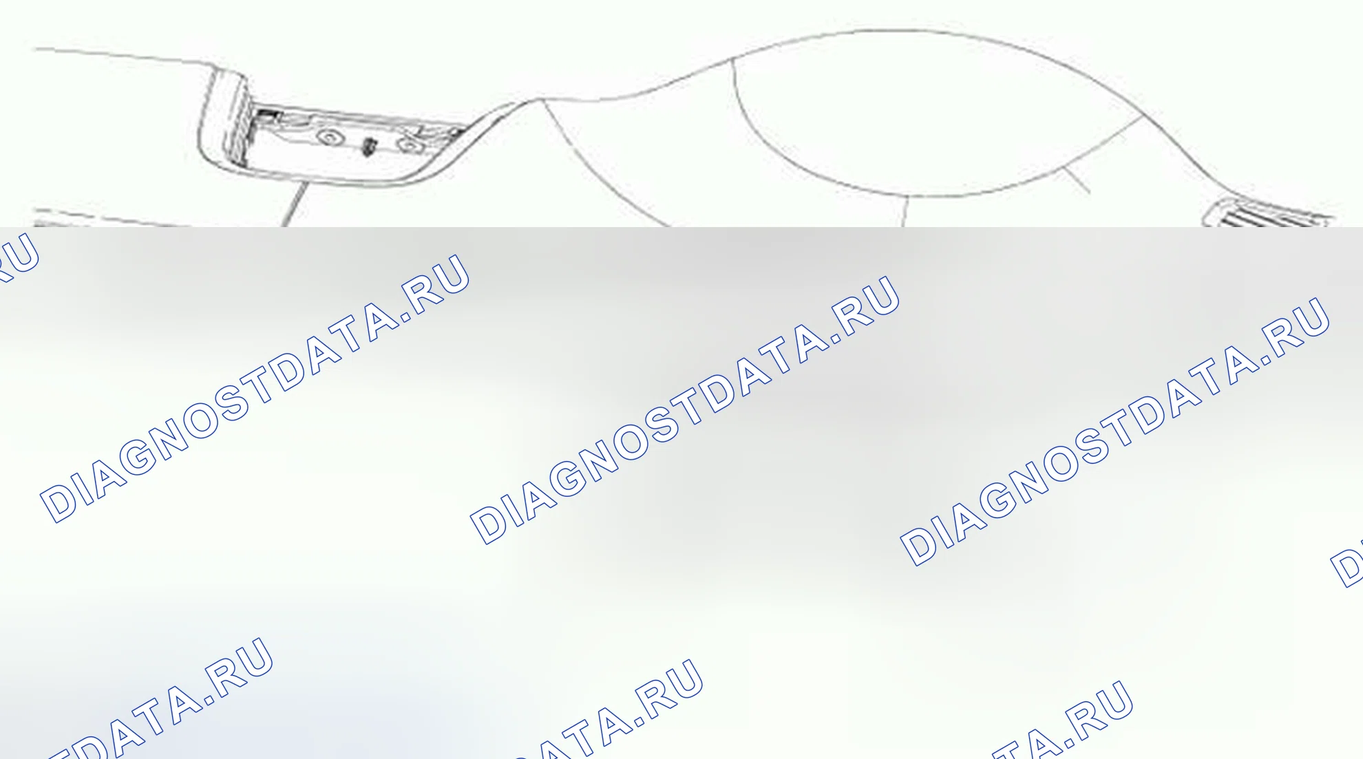 Рис. 4: Модуль индикатора положения головы (HUD). Hyundai ix55 I