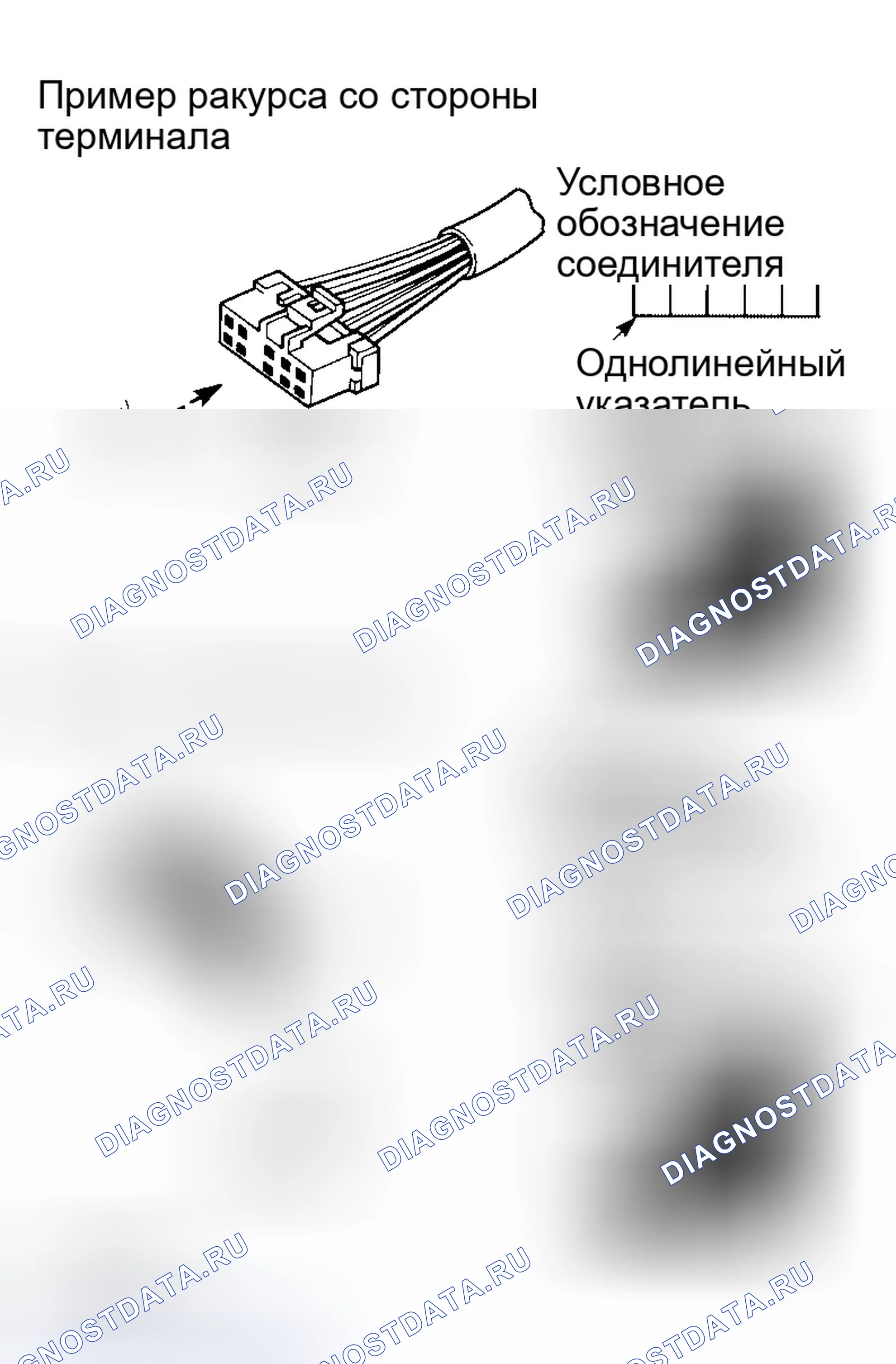 Рис. 41: ОБОЗНАЧЕНИЯ РАЗЪЕМОВ. Infiniti QX56 I