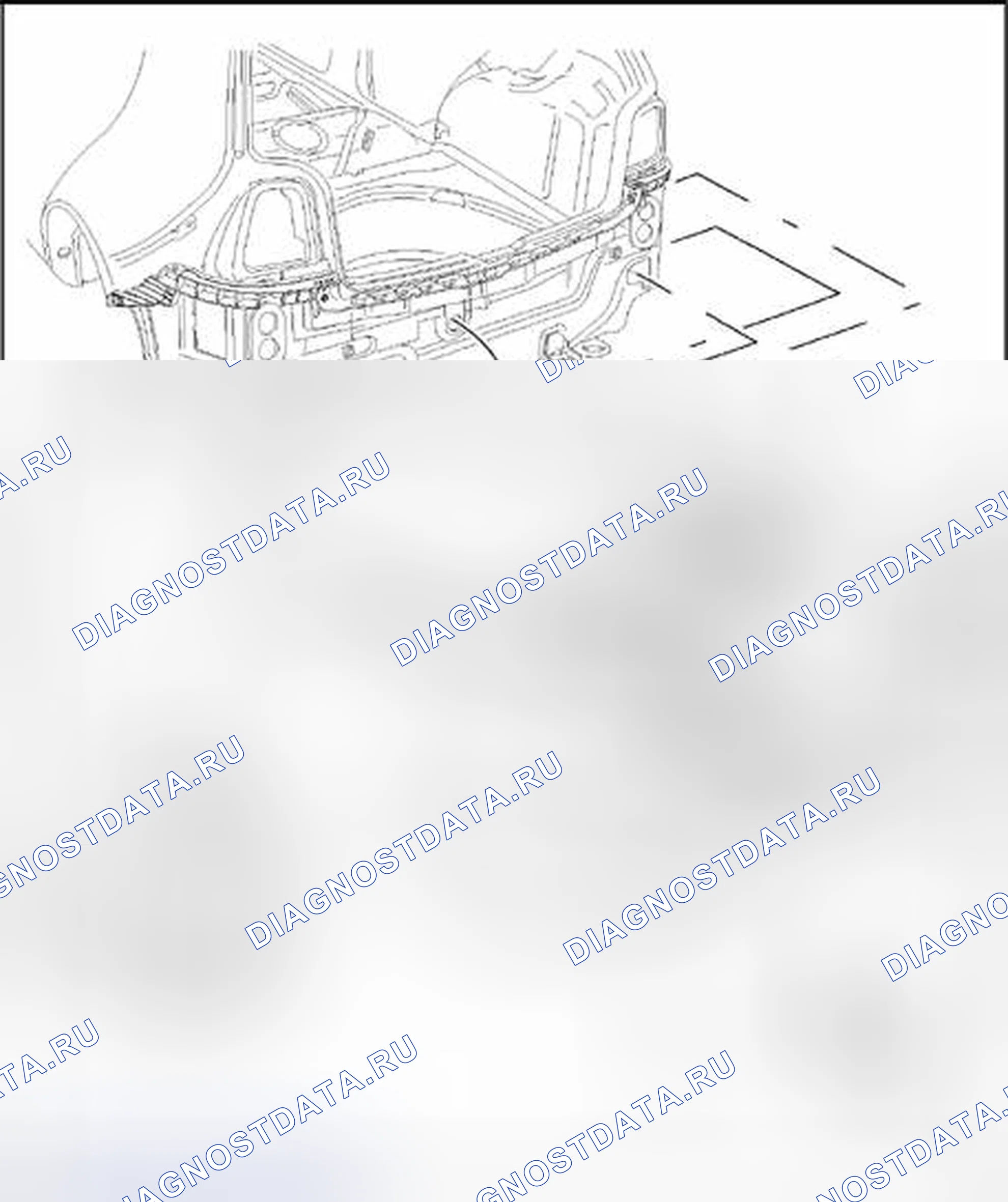 Рис. 8: Сцепка прицепа, обзор сборки. Volkswagen Golf Mk4