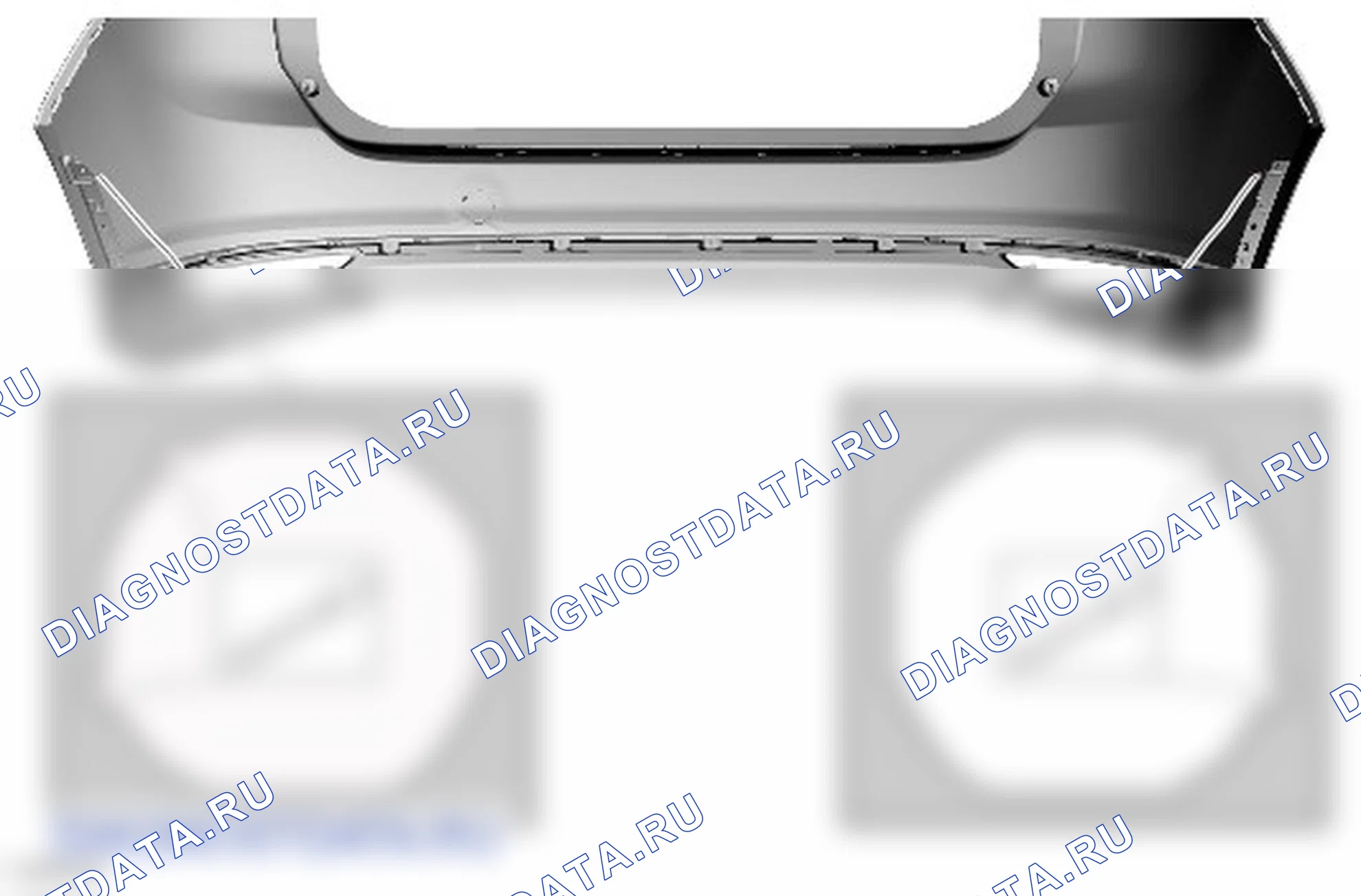 Разборка и сборка кожуха заднего бампера. Ford Grand C-MAX II рестайлинг