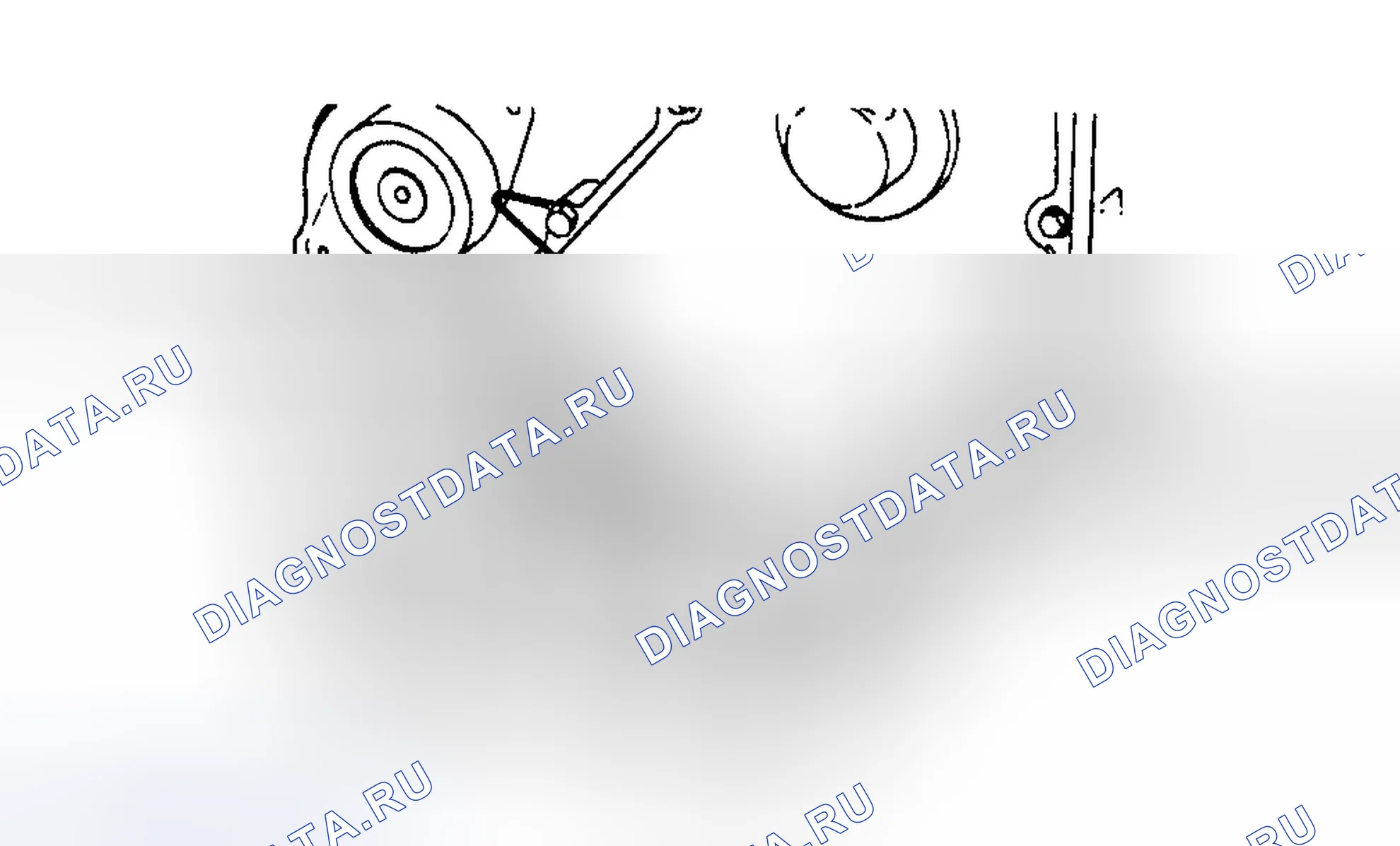 Рис. 14: Установка (с установленной головкой цилиндров). Dodge Pickup R3500 