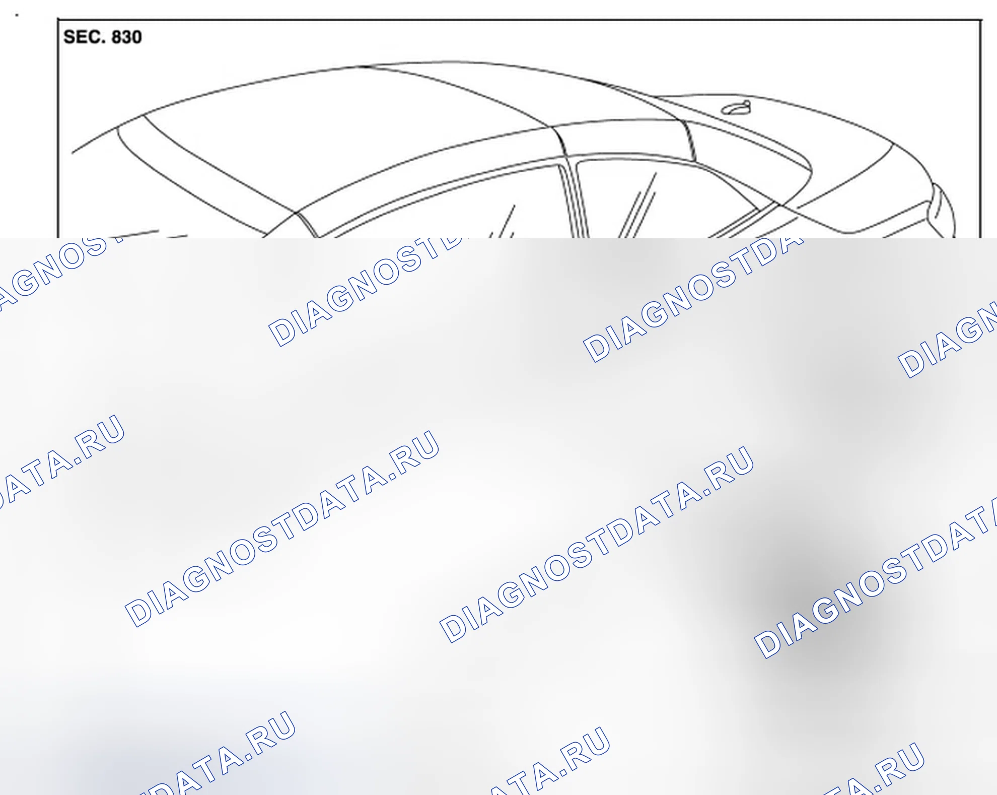 Рис. 41: Разнесенный вид. Infiniti Q60 I