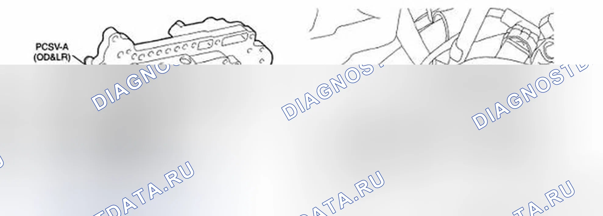 Рис. 82: Идентификация PCSV-A, PCSV-B, PCSV-C и PCSV-D. Hyundai Elantra IV