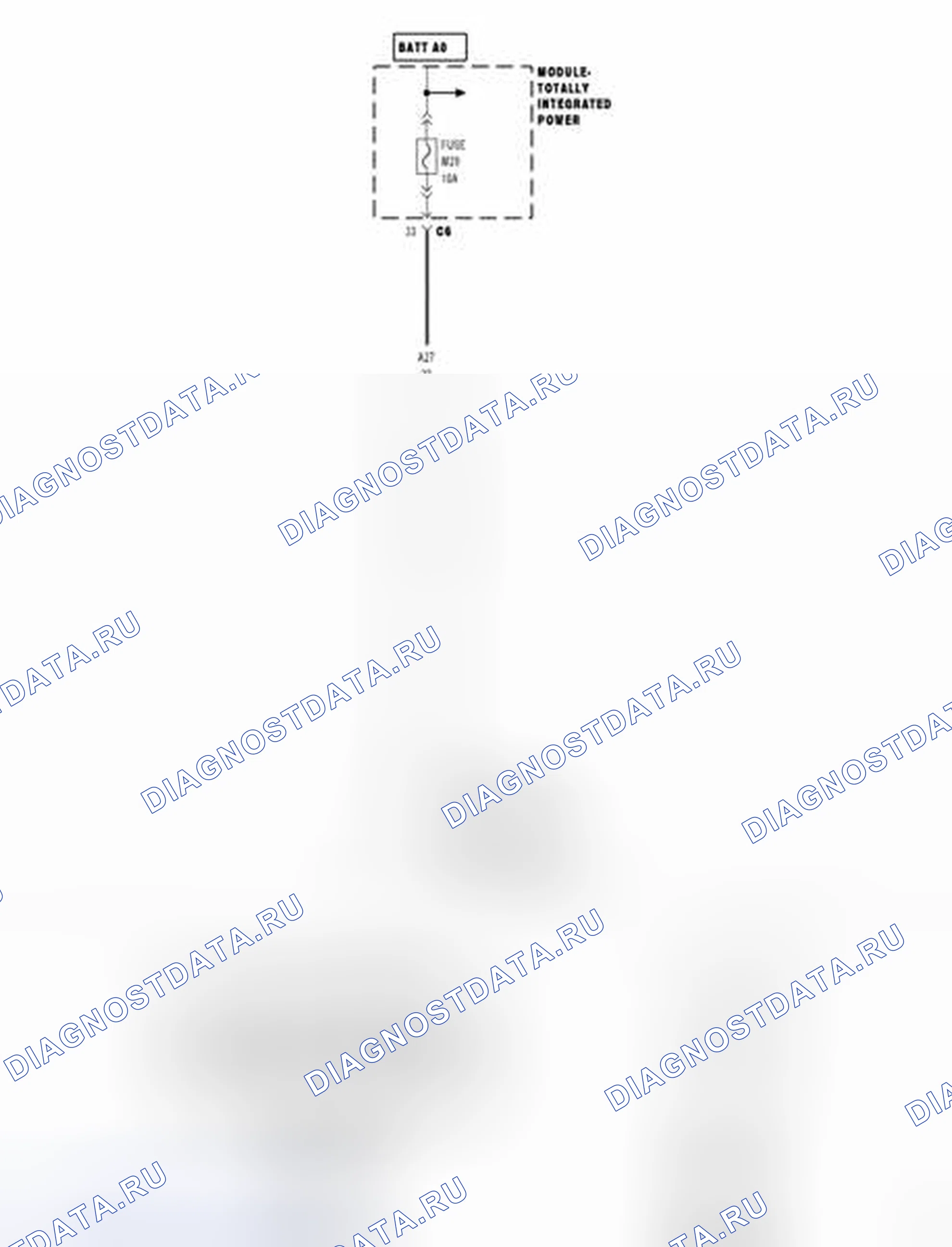 Рис. 82: Принципиальная схема. Chrysler Town & Country V