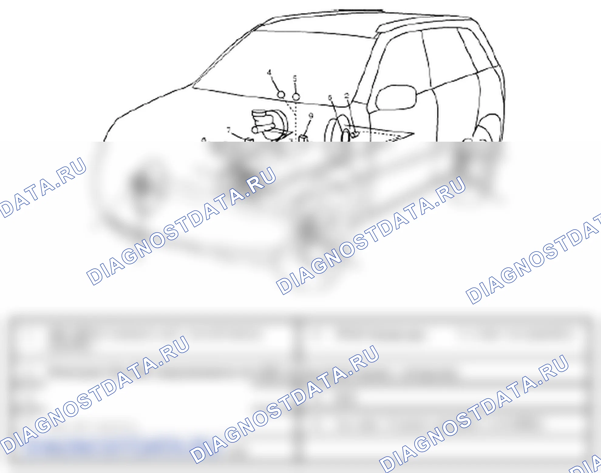 Рис. 79: РАСПОЛОЖЕНИЕ КОМПОНЕНТОВ АБС. Suzuki Grand Vitara II