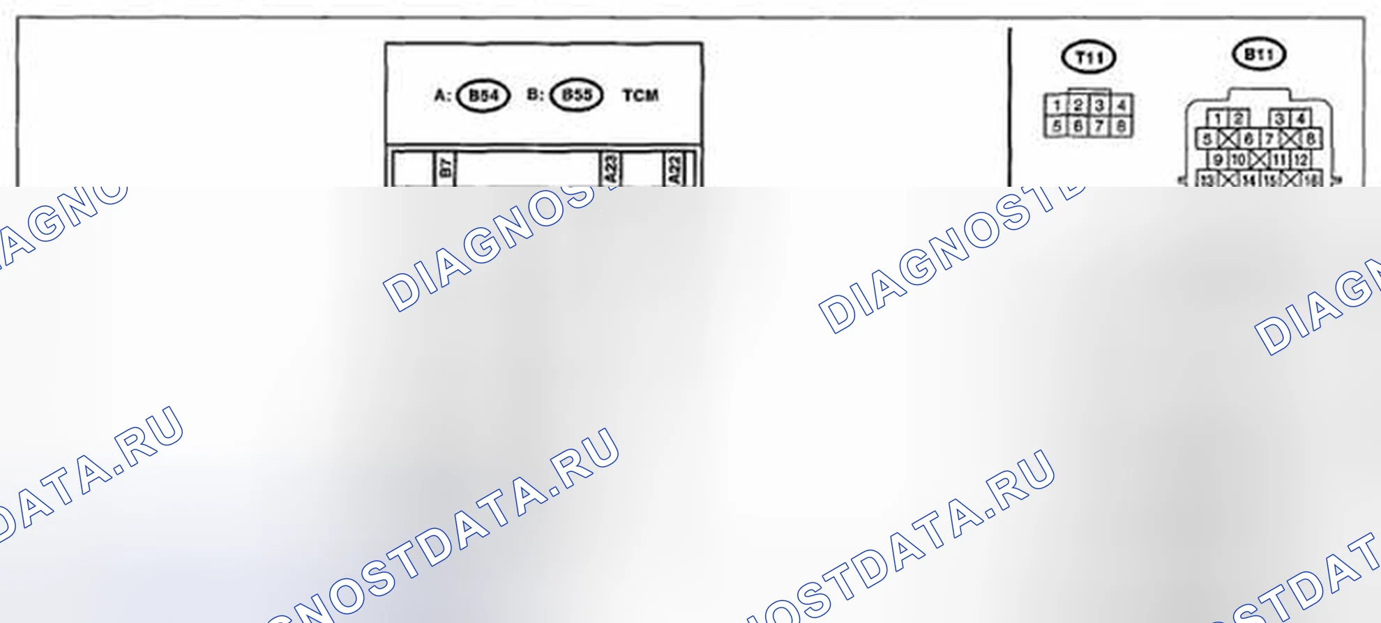Рис. 626: электросхема. Subaru Legacy BM/BR