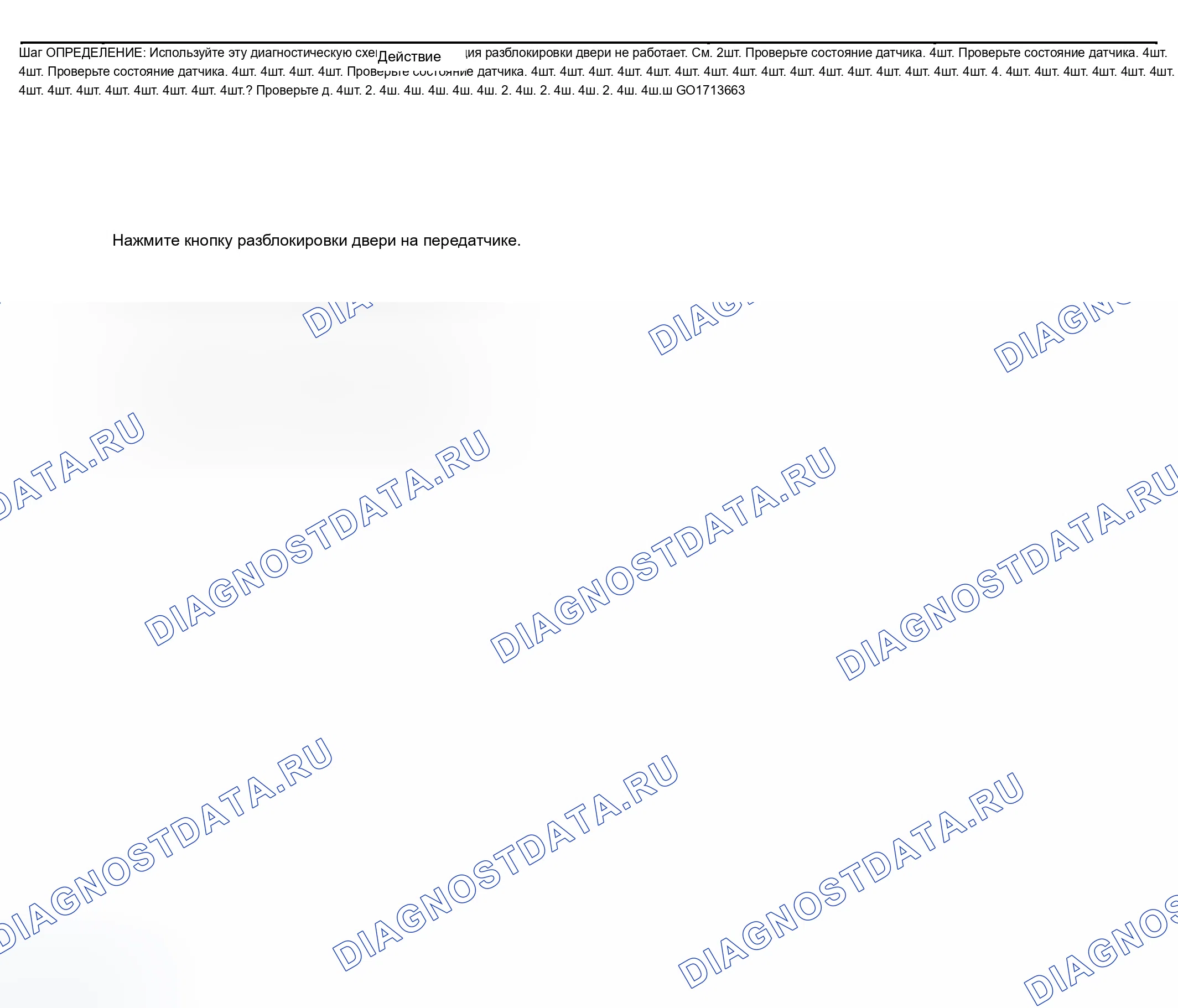 Рис. 3: Функция разблокировки двери не работает с передатчиком. Chevrolet Silverado 2500 
