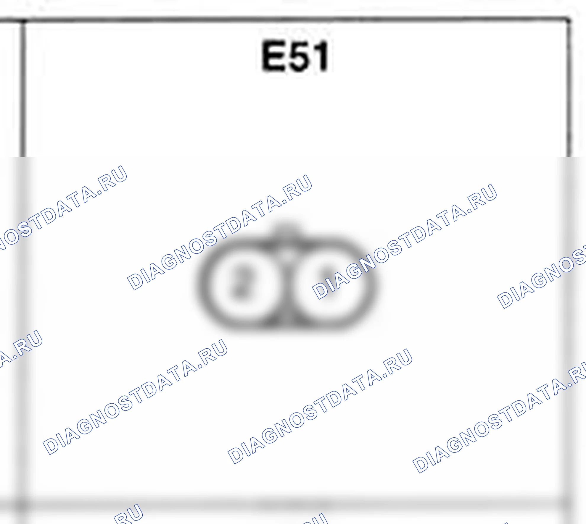 Распиновка разъёма E51 — жгута двигателя. Hyundai Atos MX