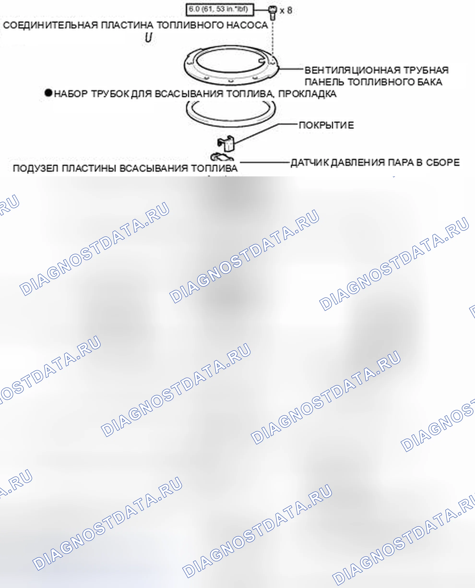 Рис. 289: ИЛЛЮСТРАЦИЯ. Toyota Highlander II рестайлинг