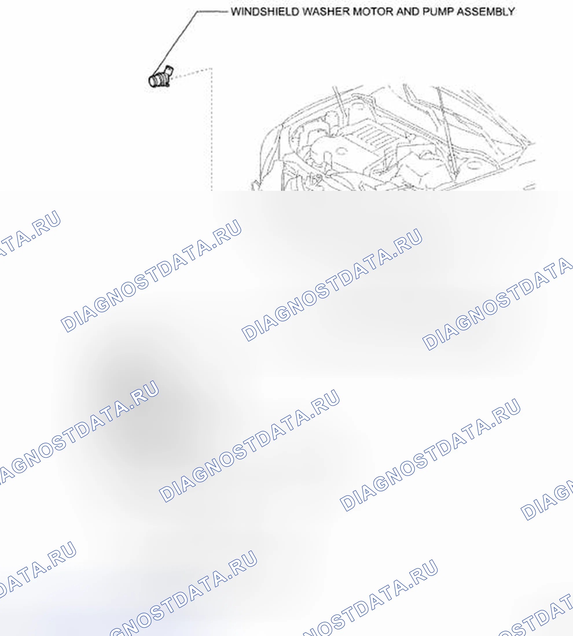 Рис. 81: Идентификация компонентов двигателя передней шайбы. Toyota Camry XV40