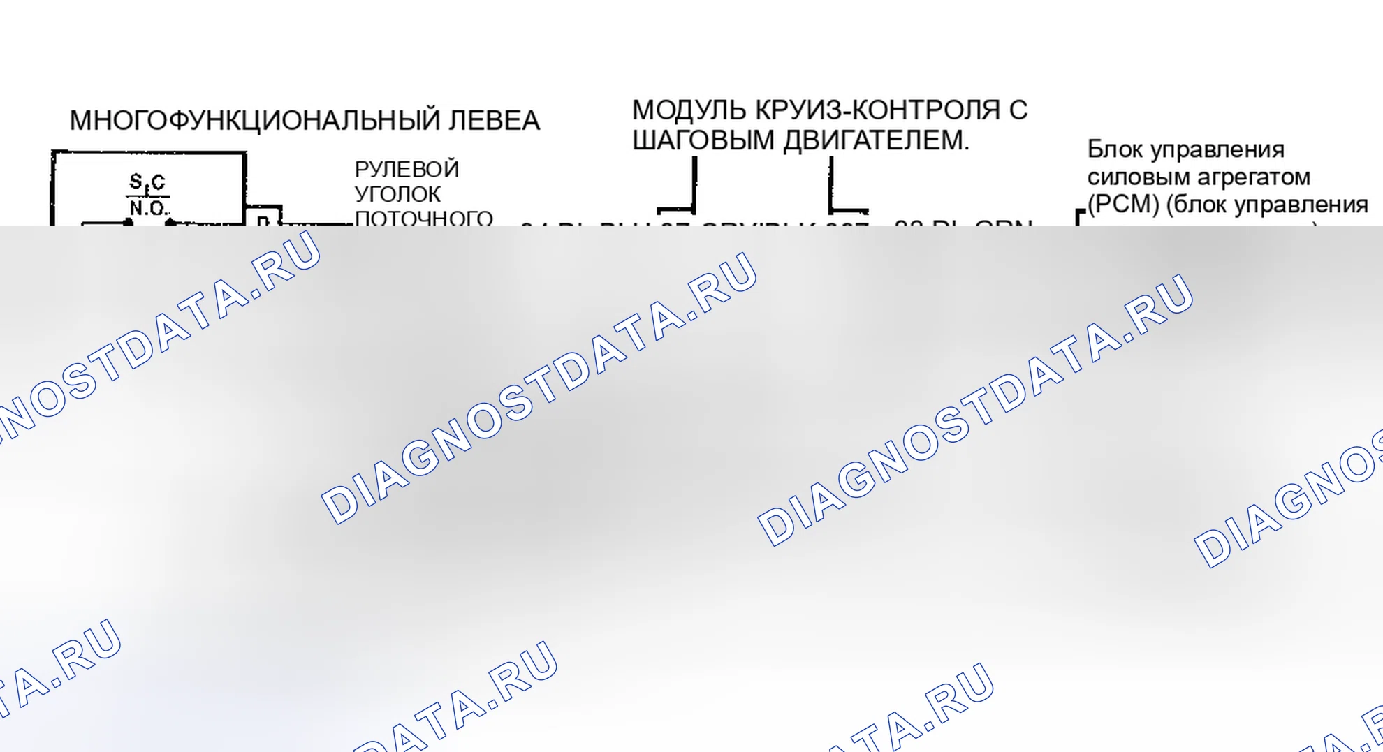 Рис. 18: Схема расшифровка кода ошибки P1554. Cadillac DeVille Concours 