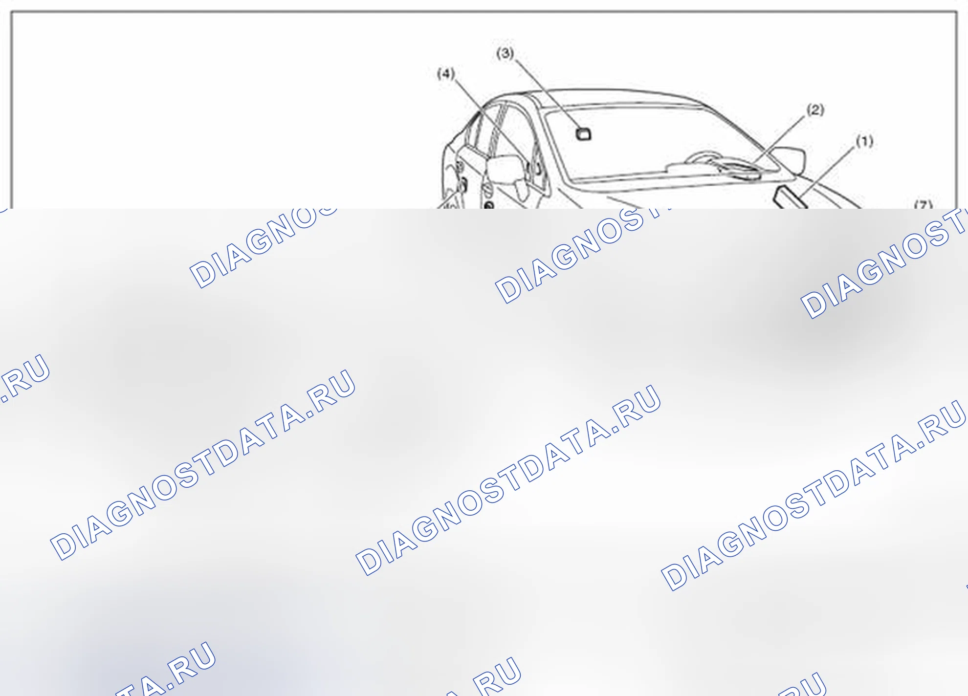 Рис. 12: БЕСКЛЮЧЕВАЯ СИСТЕМА ВВОДА. Subaru Impreza GK