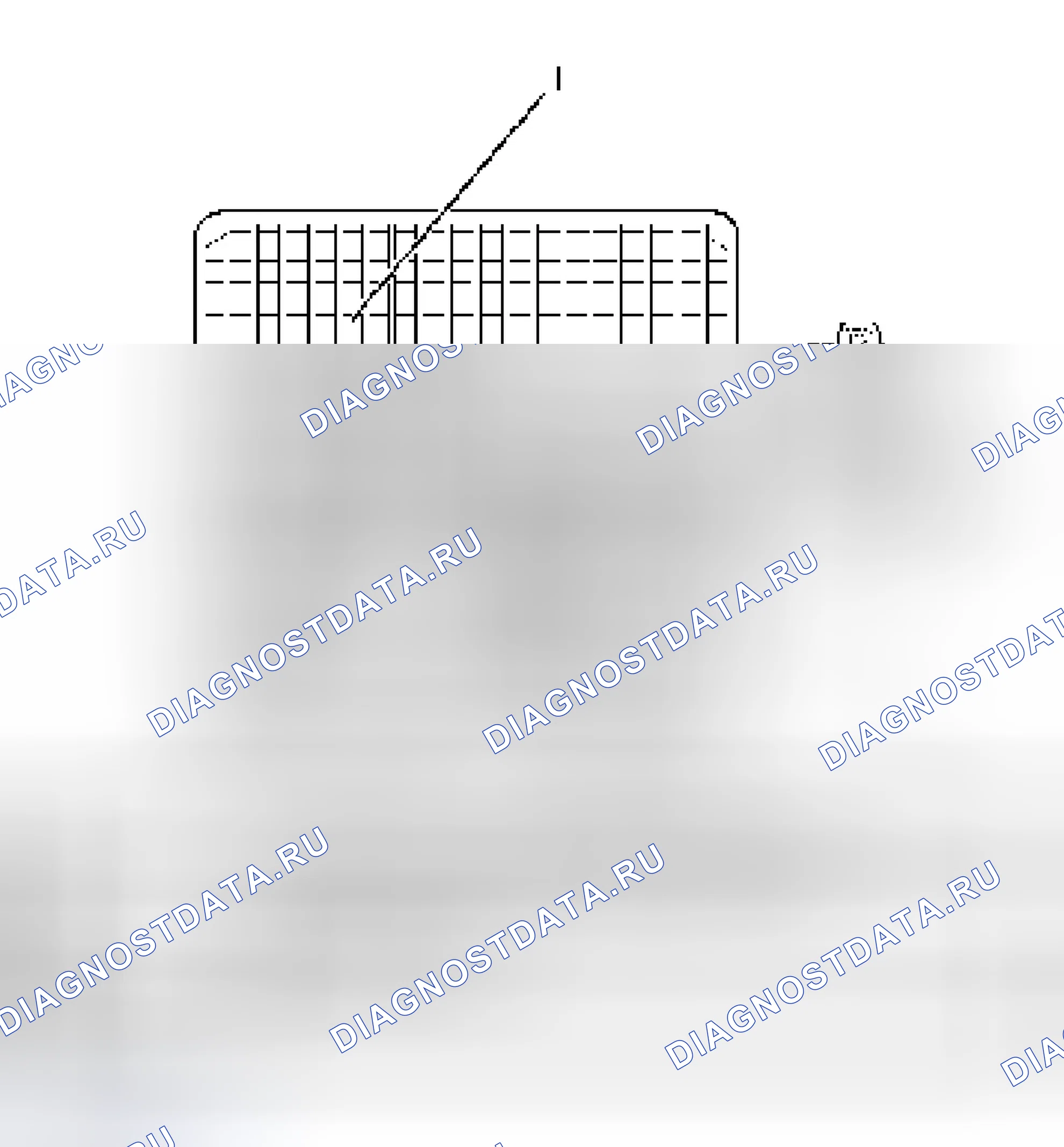 Рис. 88: ИСПАРИТЕЛЬ. Isuzu Axiom I