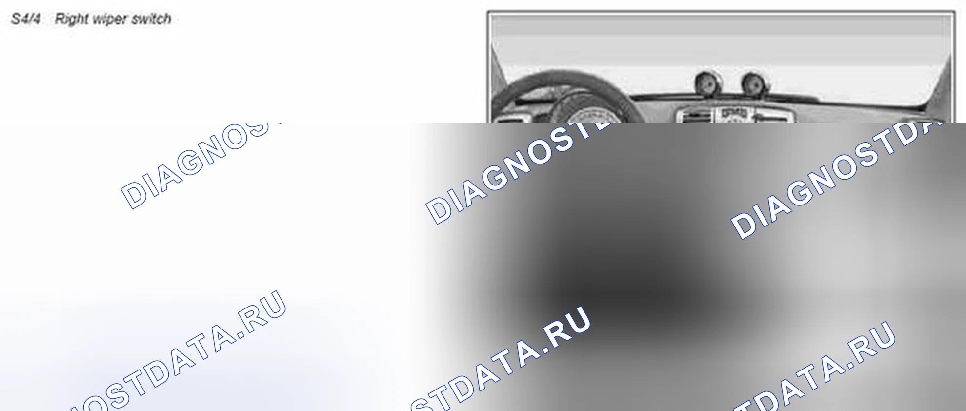 Рис. 11: Выключатель стеклоочистителя, описание компонента - GF82.30-P-xtegx1 5002MCC. Kia Soul I