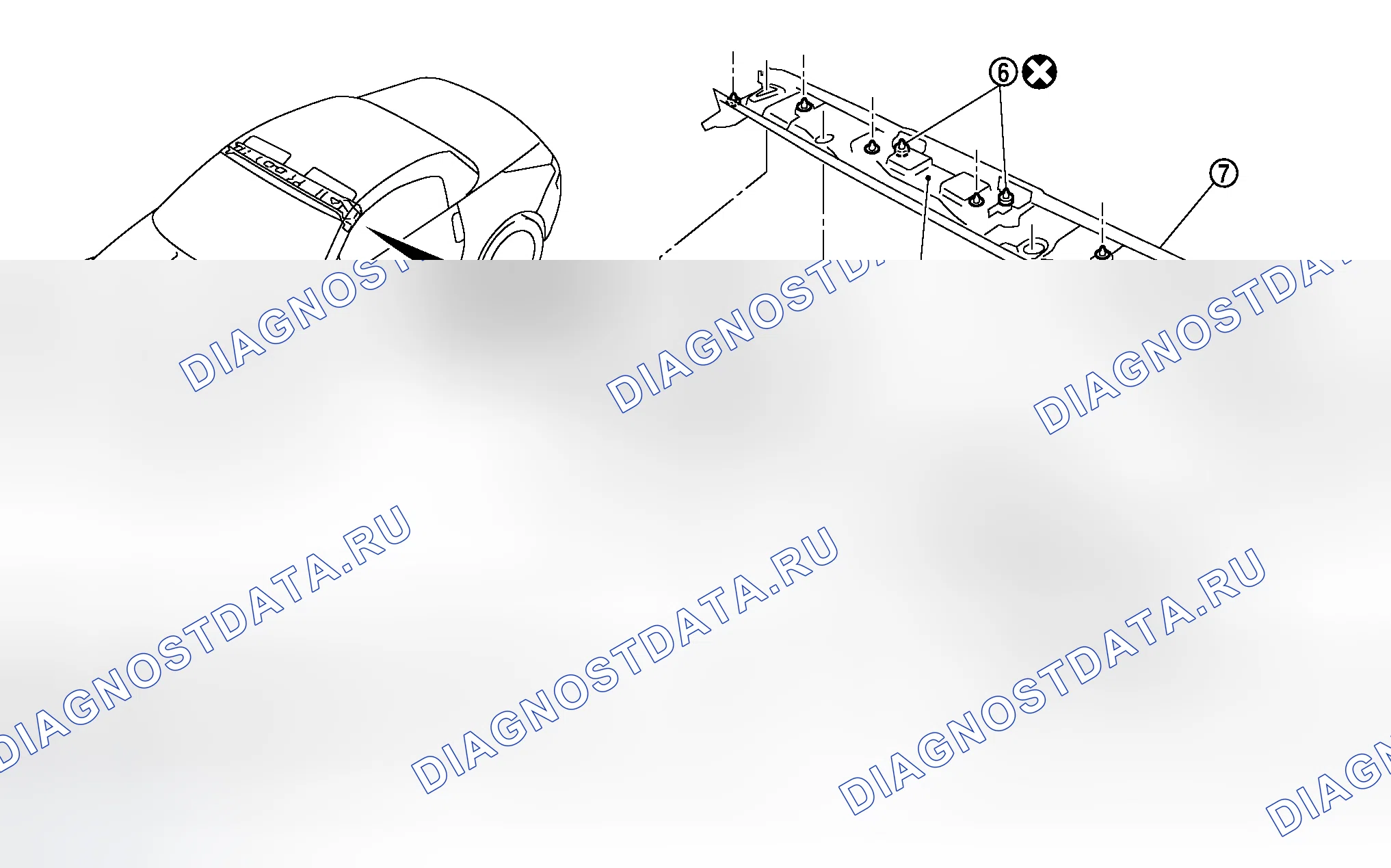 Рис. 29: Демонтаж и монтаж (для моделей Roadster). Honda Logo I