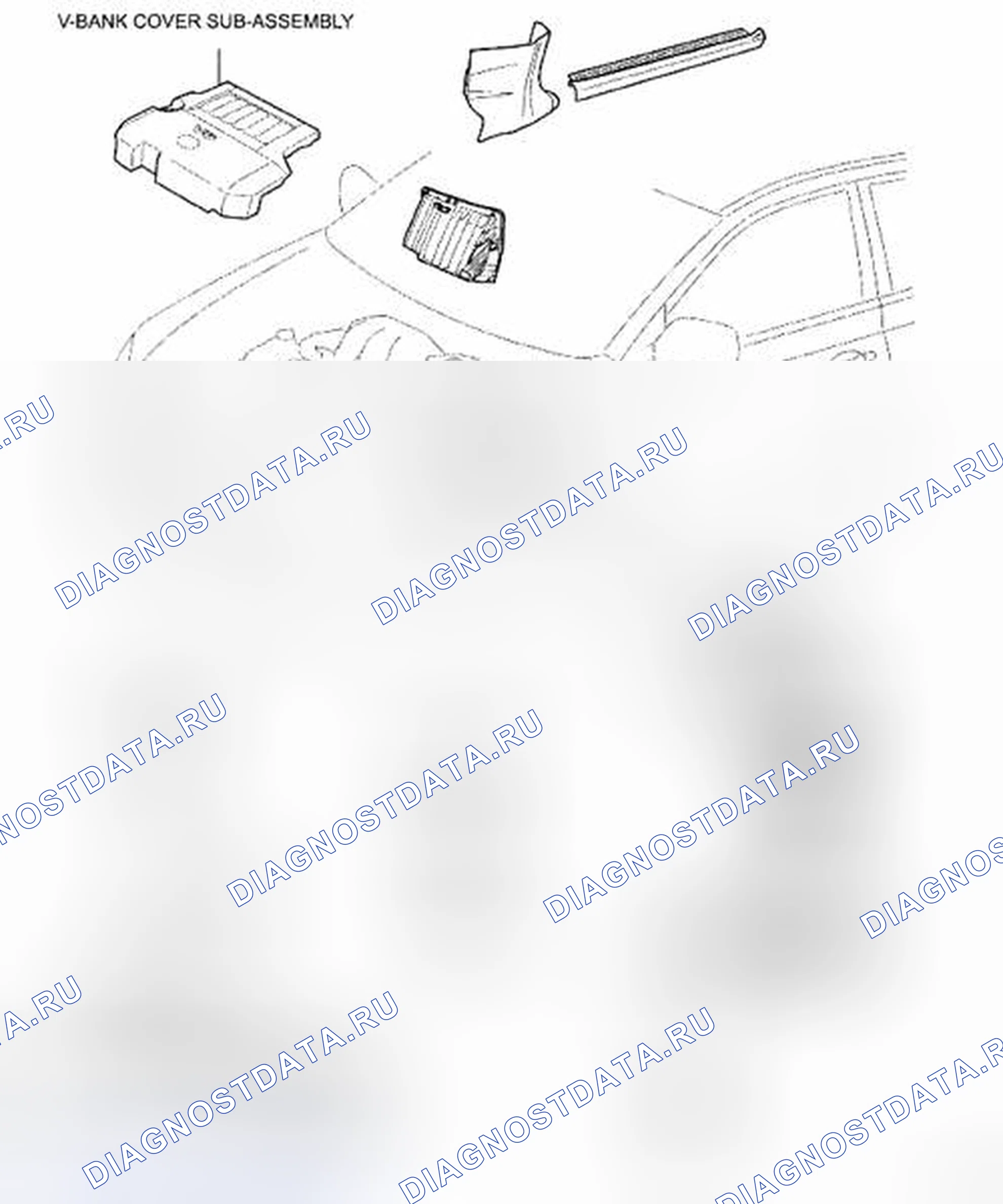 Рис. 7: КОМПОНЕНТЫ. Toyota Avalon XX30 рестайлинг