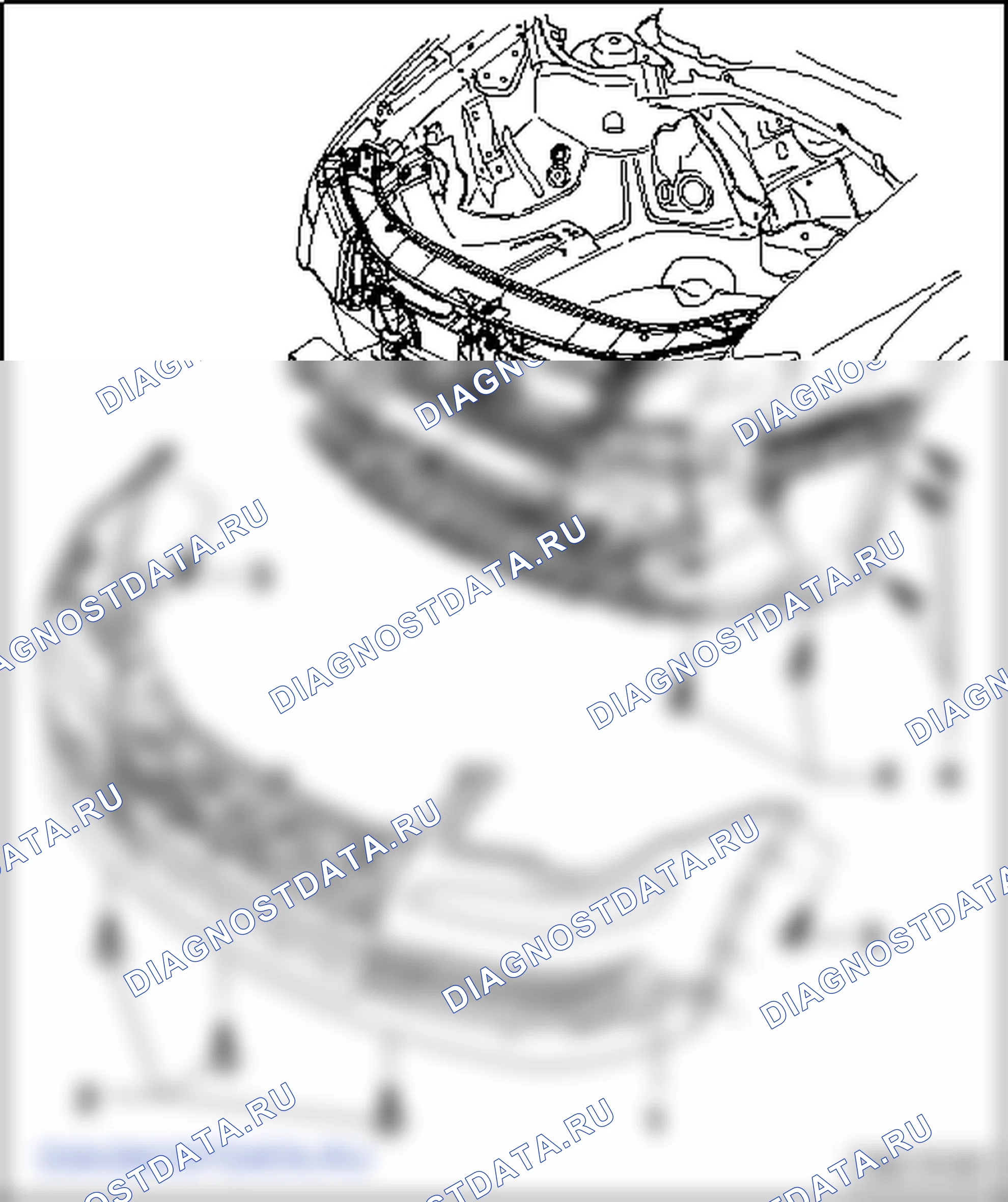 Передний бампер. Volkswagen Touran I