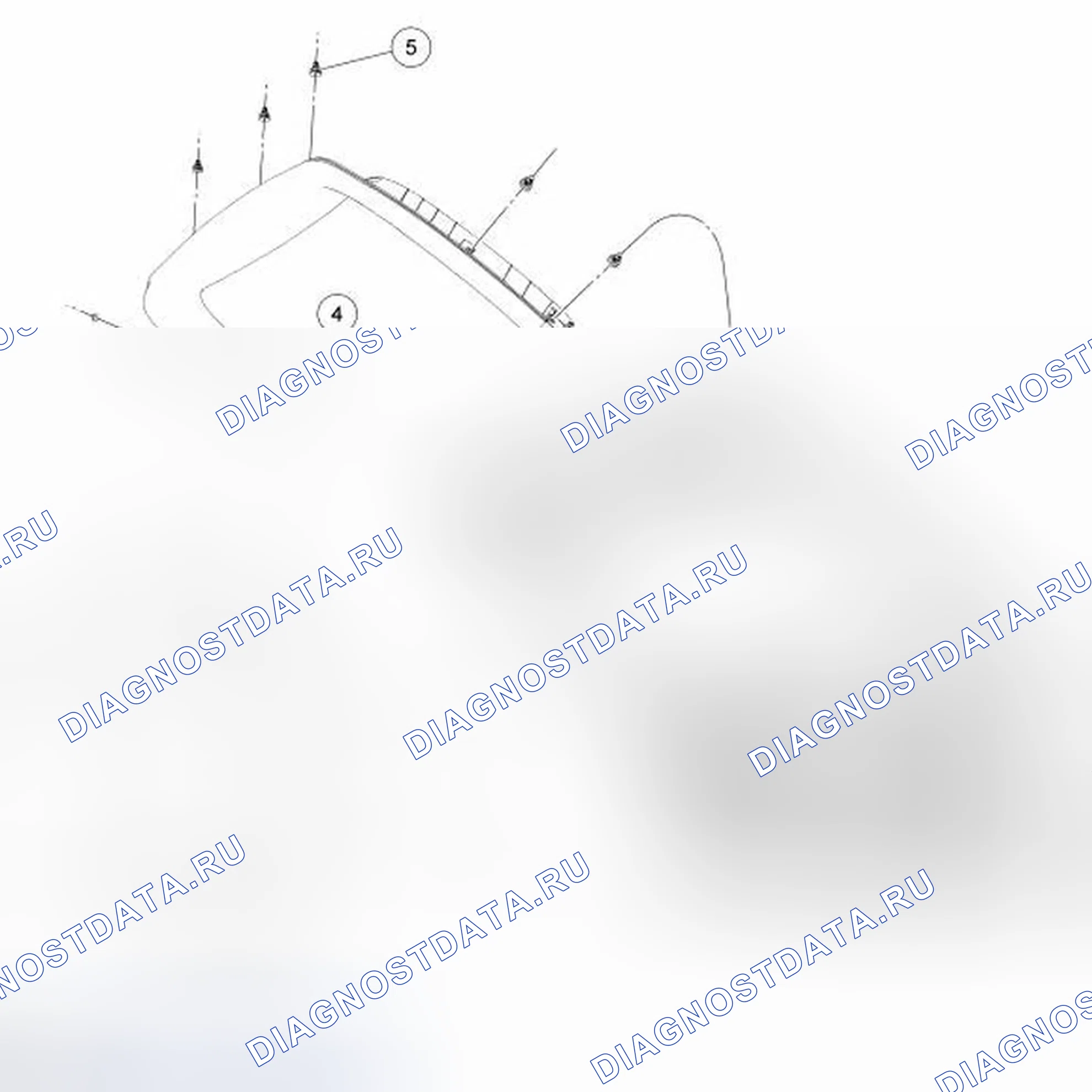 Рис. 4: обивка затвора. Ford Edge I