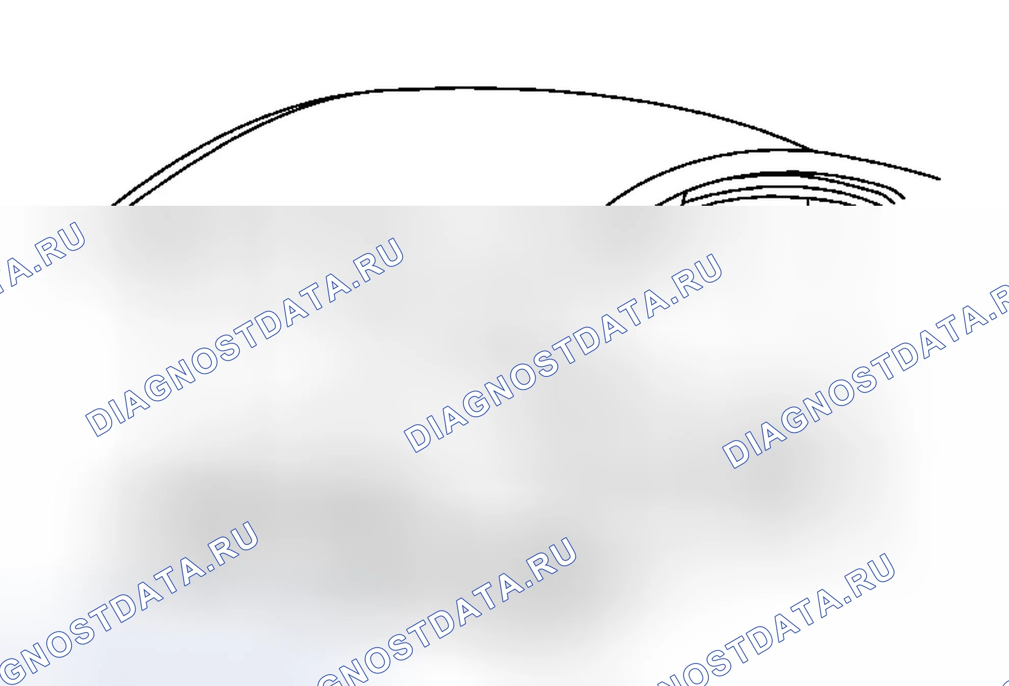 Рис. 6: Замена облицовочной панели (без люка). Buick Regal V