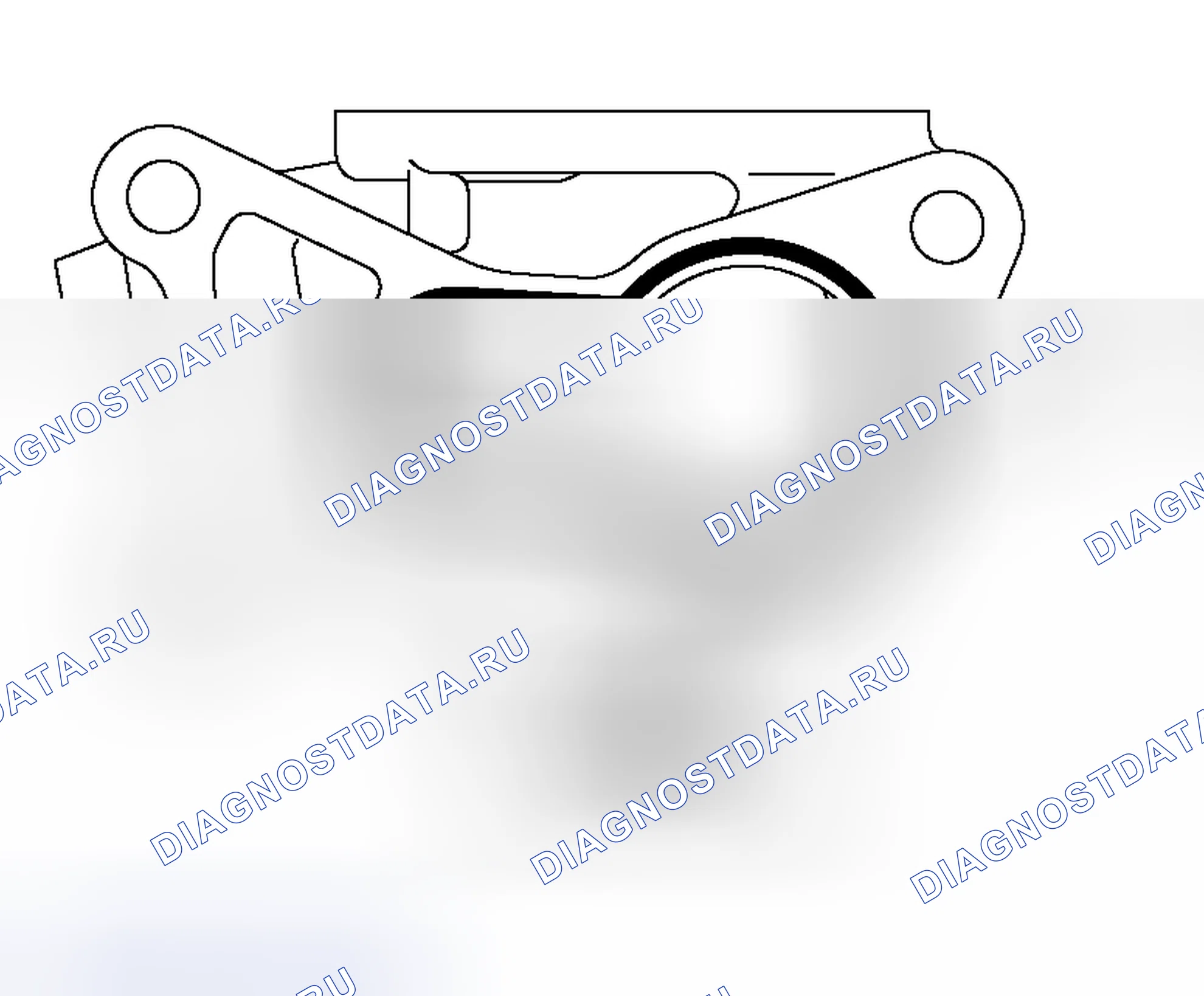 Рис. 56: > > D < < МОНТАЖ ФИТИНГА ДЛЯ ВЫПУСКА ВОДЫ И КОРПУСА ТЕРМОСТАТА В СБОРЕ. Mitsubishi Lancer IX рестайлинг