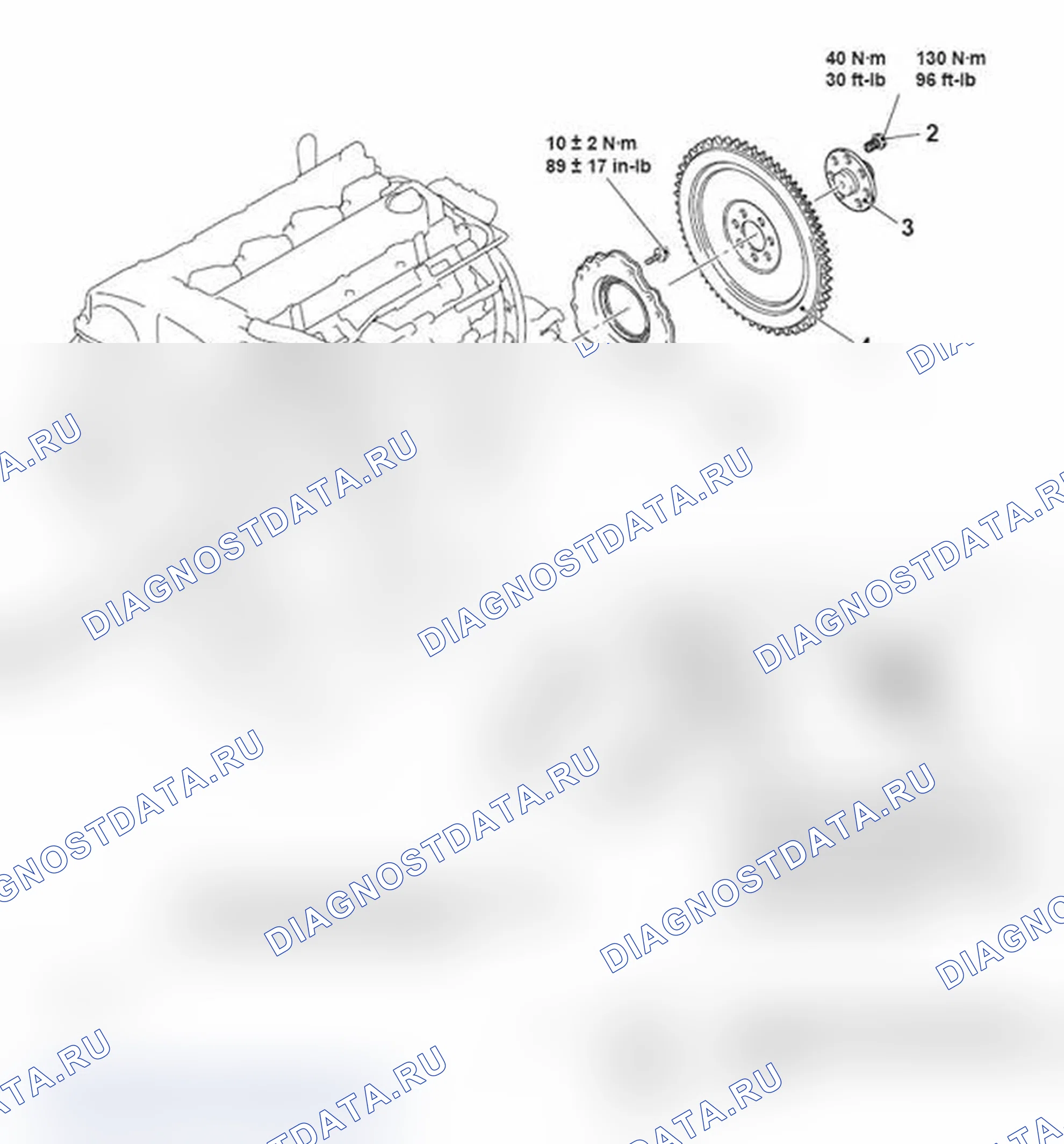 Рис. 223: ДЕМОНТАЖ И МОНТАЖ. Mitsubishi Lancer Ralliart X рестайлинг