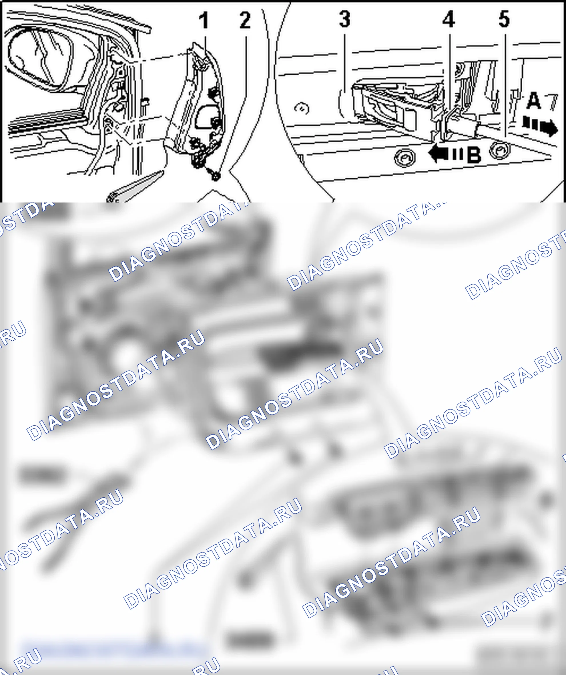 Обивка дверей. Volkswagen Golf Plus I