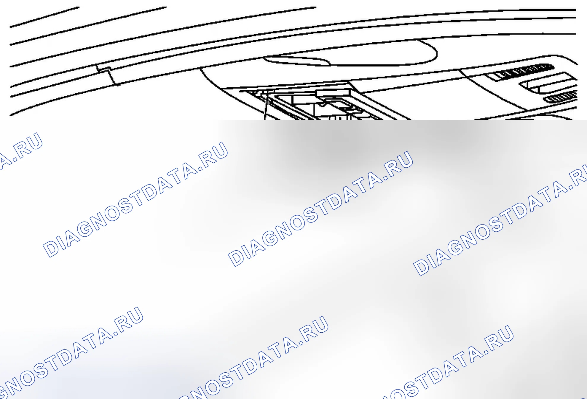 Рис. 32: Замена объектива купола и лампы для чтения. Buick Regal V