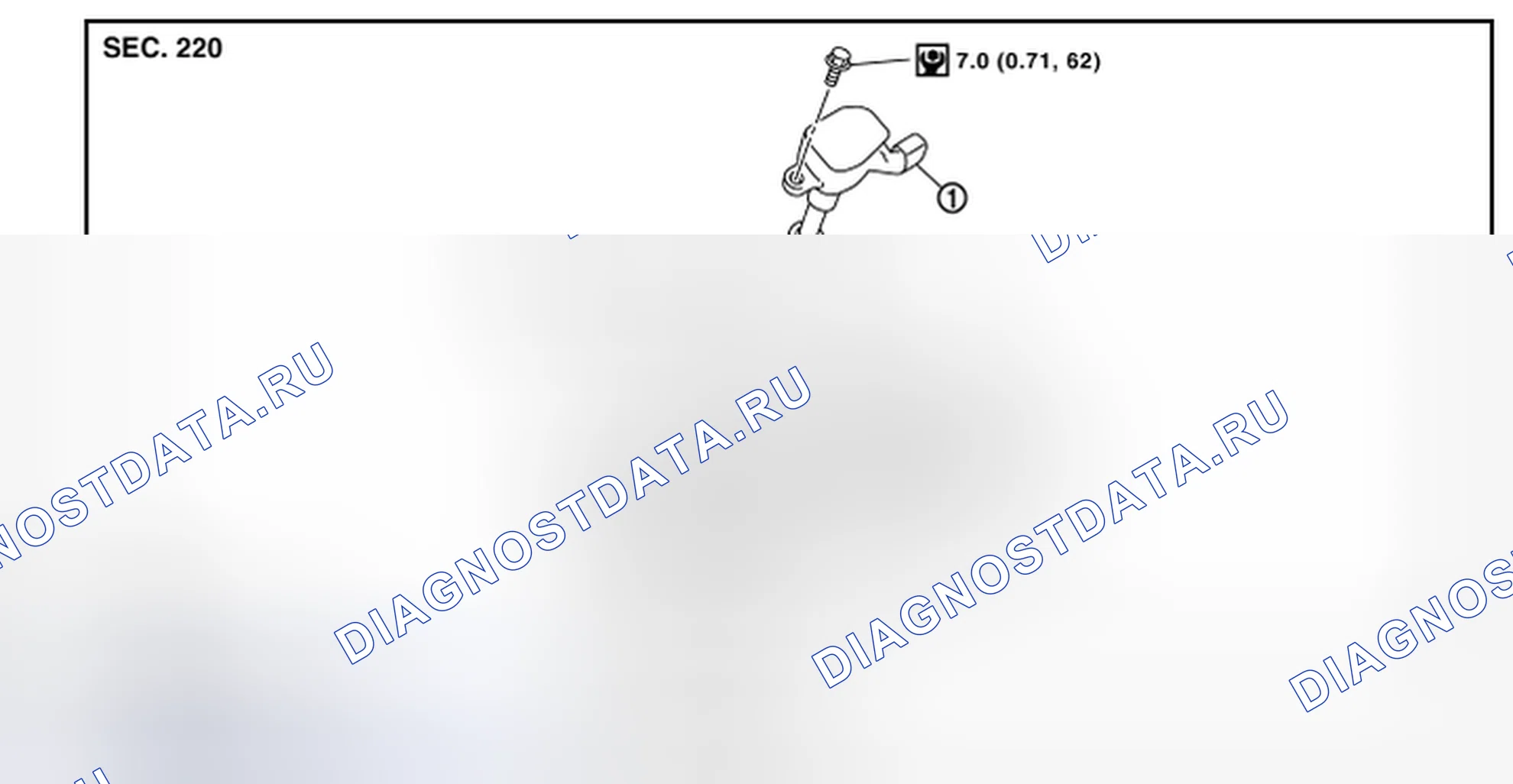 Рис. 1: СВЕЧА ЗАЖИГАНИЯ: покомпонентный вид. Nissan Pathfinder III рестайлинг