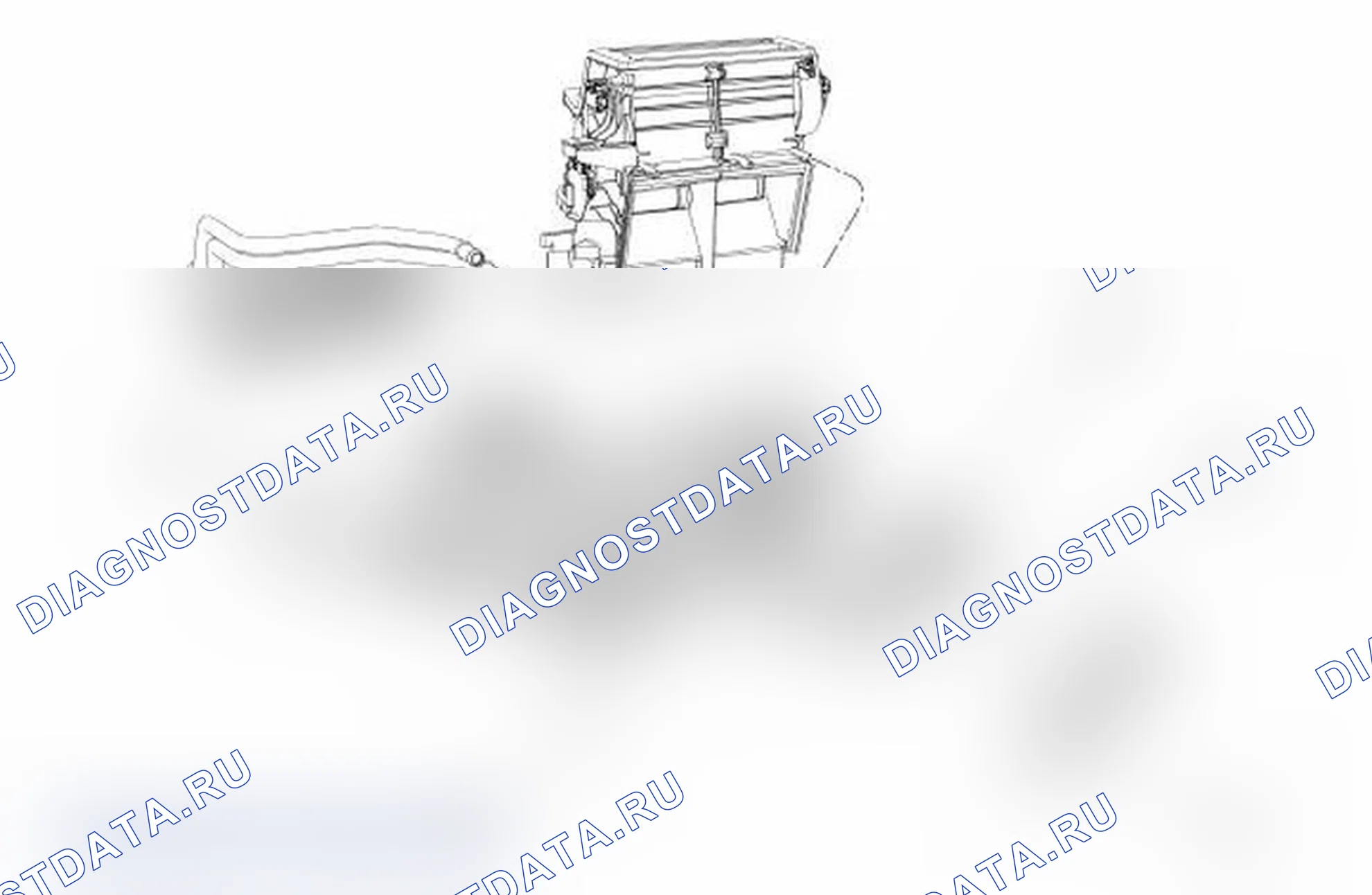 Рис. 151: Сердцевина нагревателя. Ford Taurus V