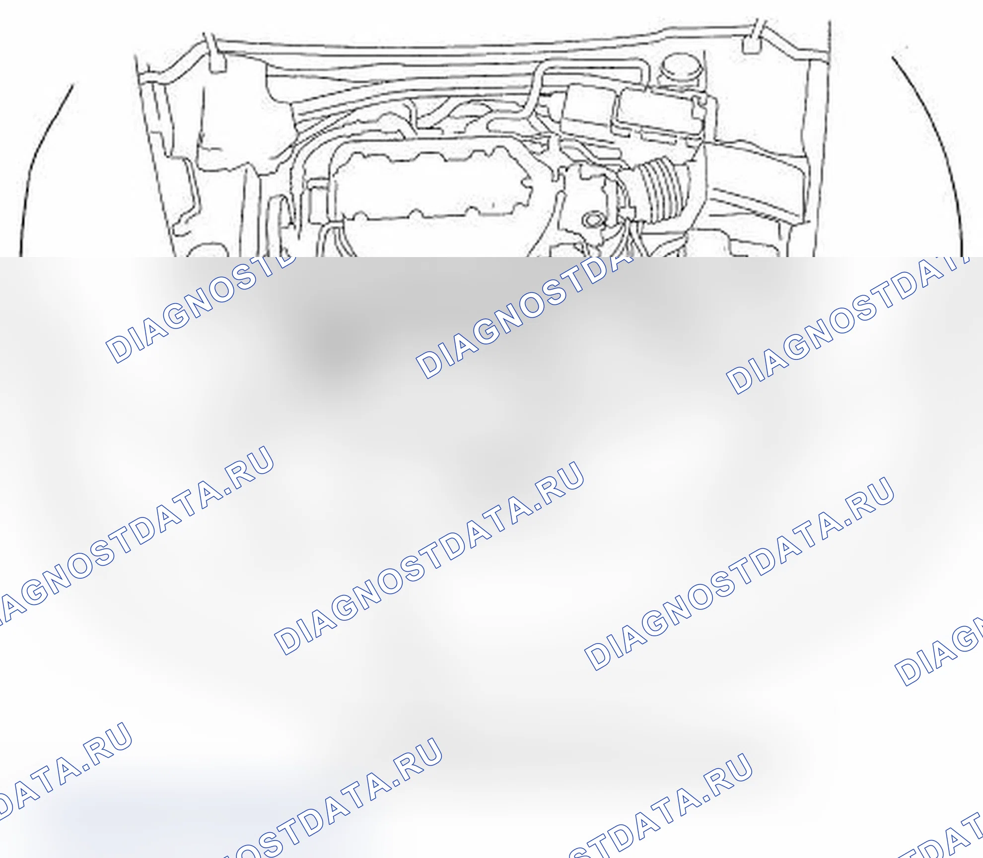 Рис. 126: Указатель расположения компонентов. Acura RL II
