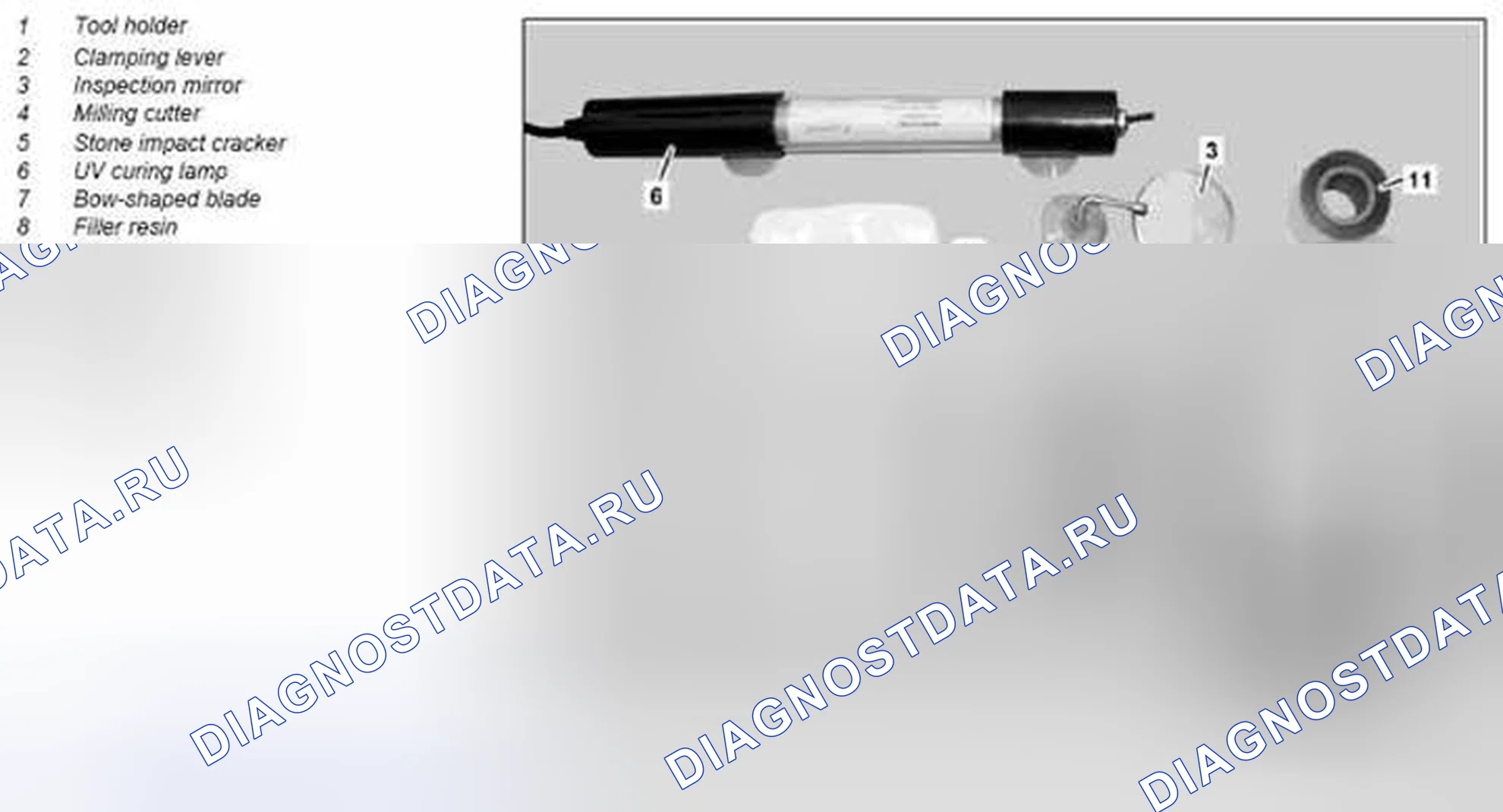 Рис. 78: Ремонт лобового стекла - AR67.10-P-1600-02MCC. Kia Soul I