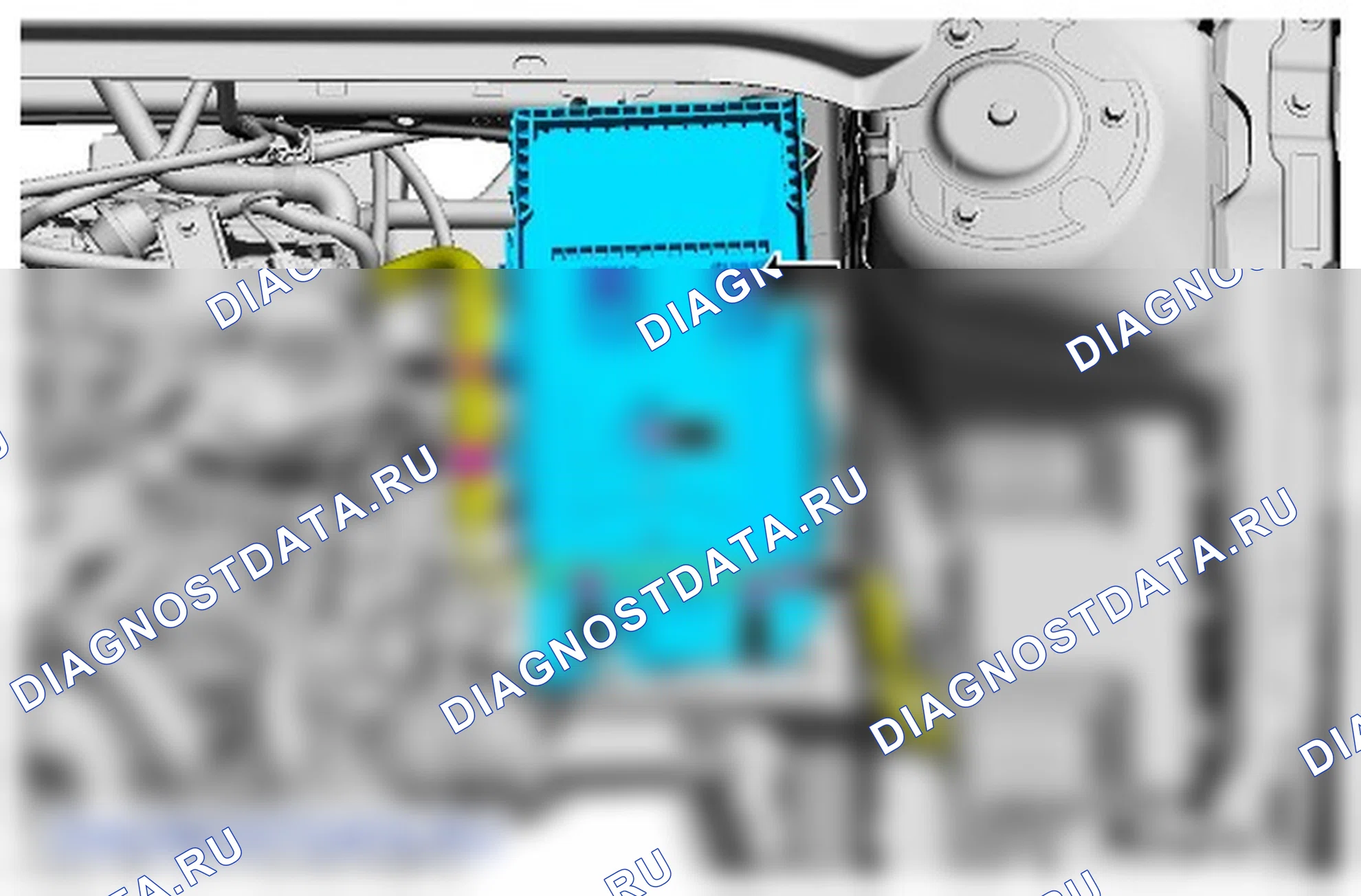 Как снять и установить площадку для установки аккумуляторной батареи. Ford S-MAX II