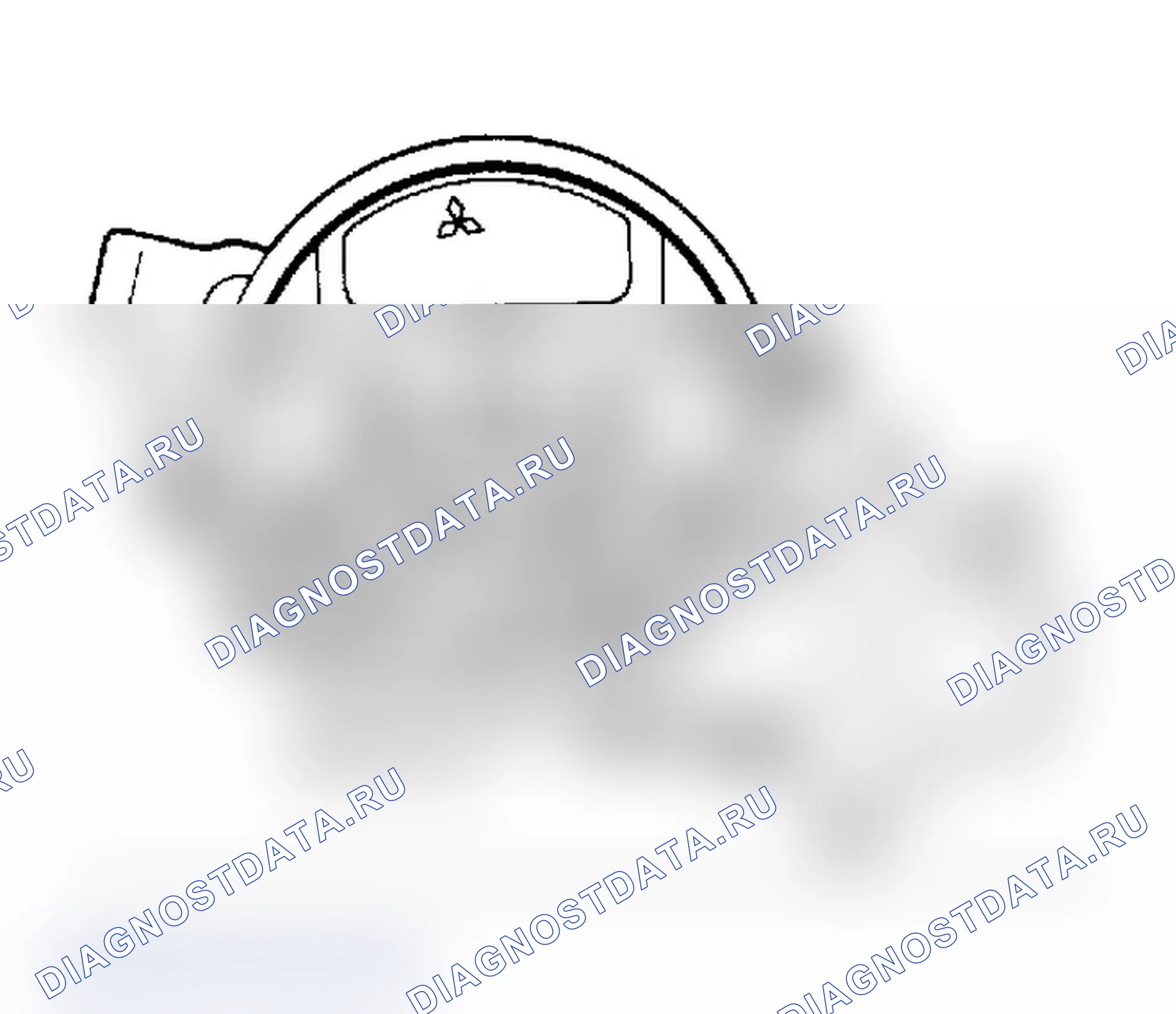 Рис. 173: Измерение сопротивления катушки датчика. Chrysler New Yorker XII