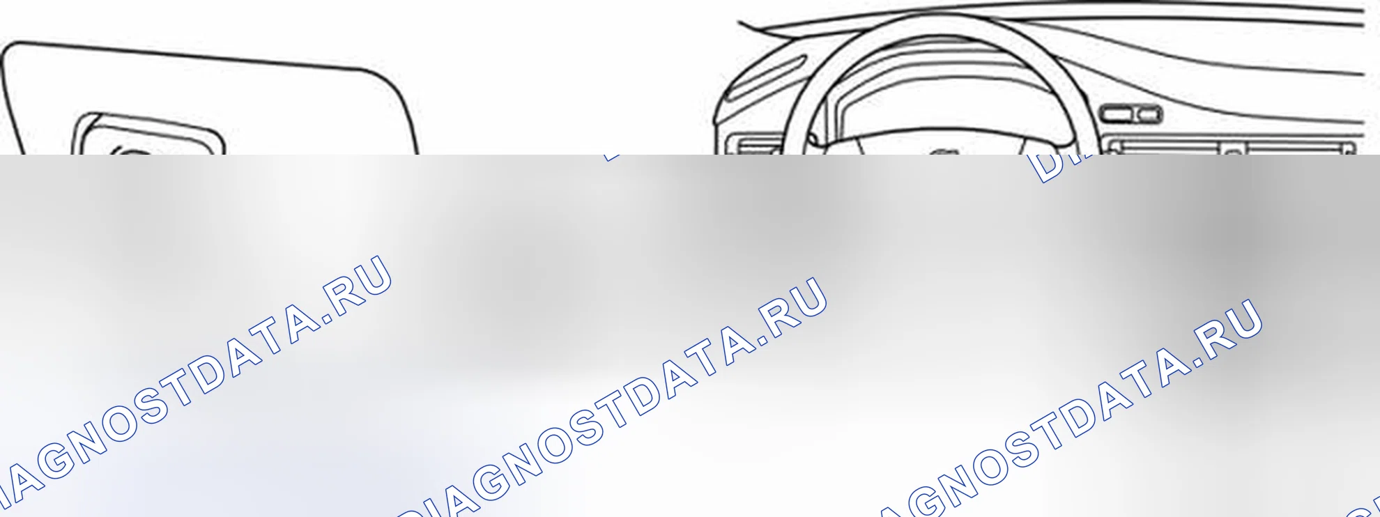 Рис. 706: ВЫКЛЮЧАТЕЛЬ СТОЯНОЧНОГО ТОРМОЗА. Volvo S80 II рестайлинг