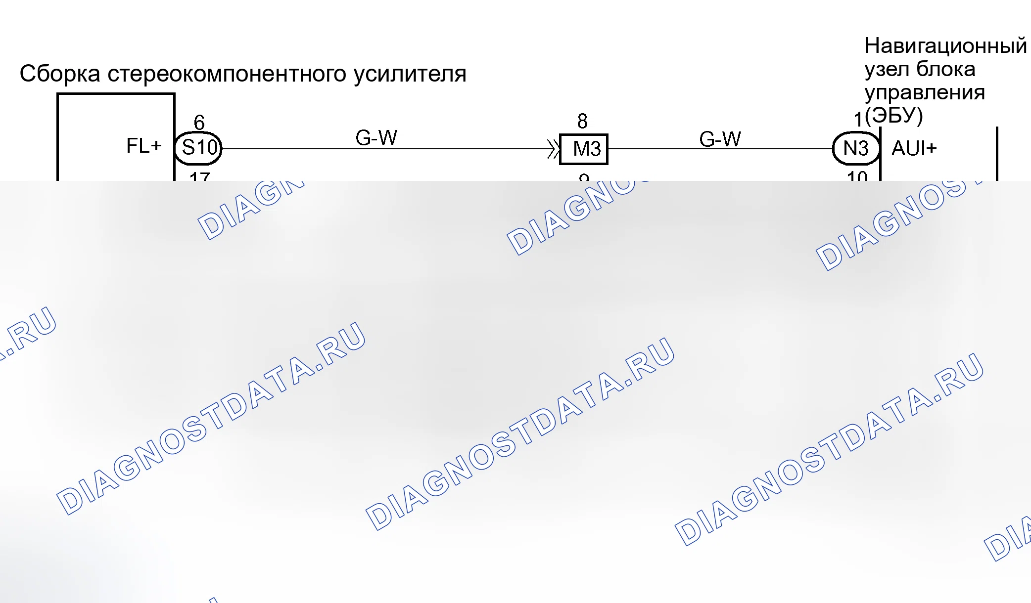 Рис. 98: электросхема. Toyota Sienna II