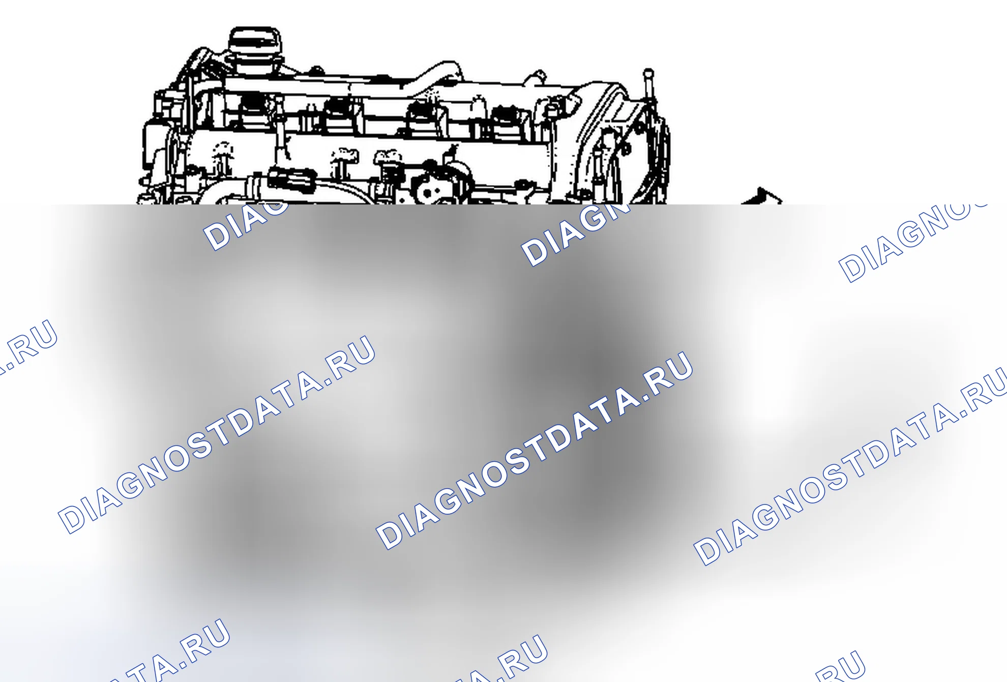 Рис. 36: Замена датчика нагретого кислорода - Датчик 2. Chevrolet Equinox II