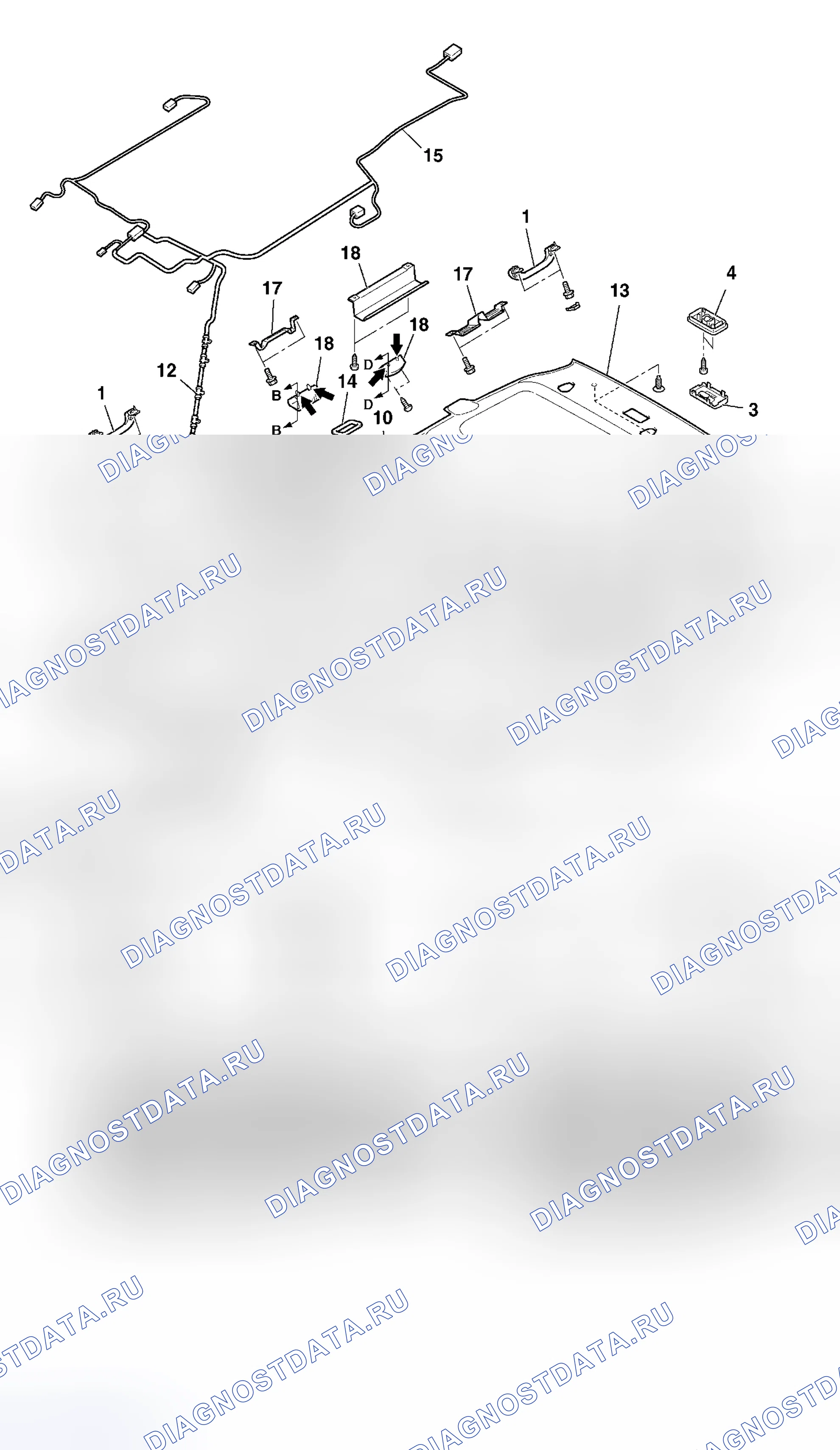 Рис. 34: < ТРАНСПОРТНЫЕ СРЕДСТВА С ЛЮКОМ >. Mitsubishi Endeavor I