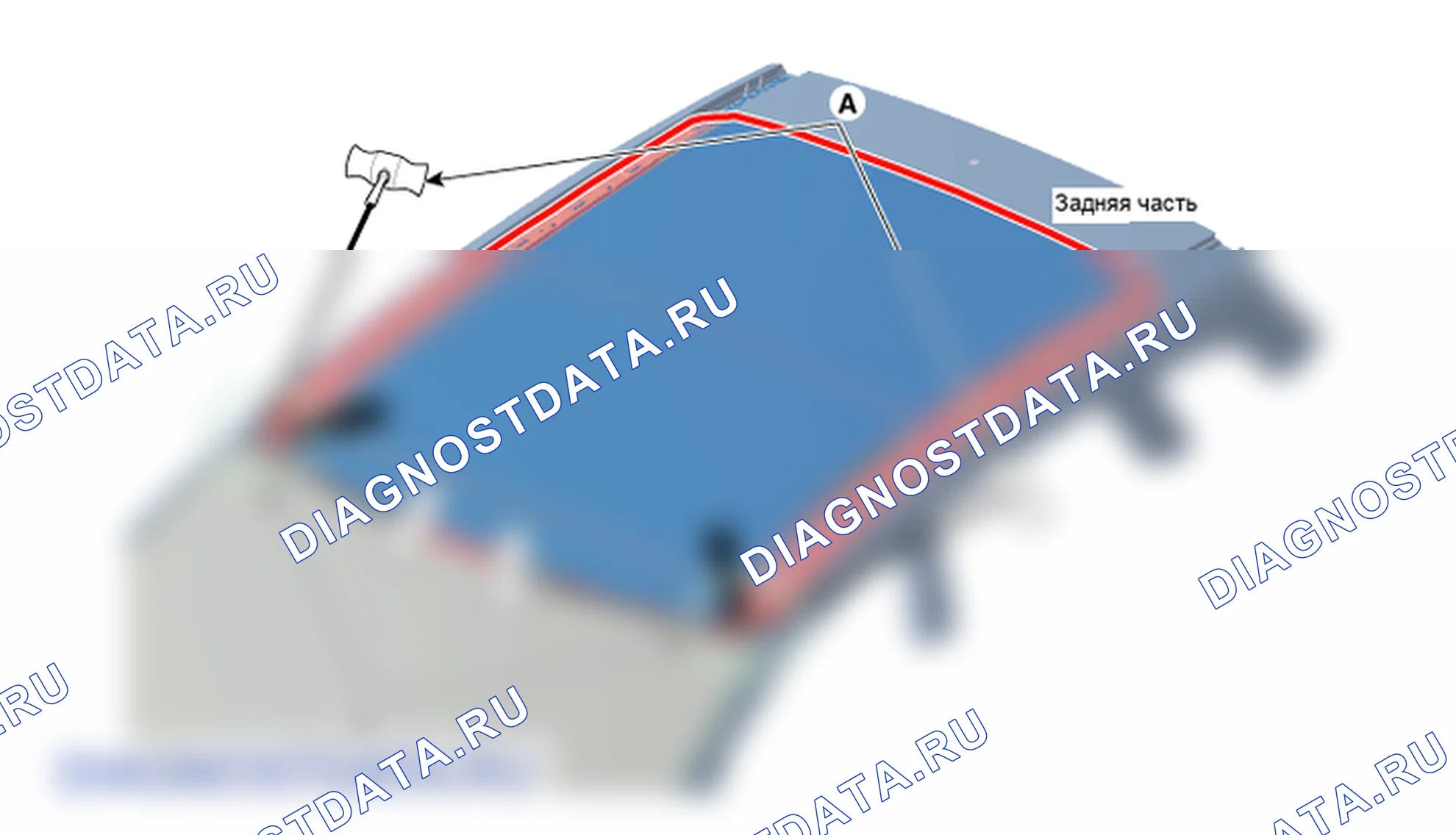 Замена панорамы люка в крыше. Hyundai ix35 EL
