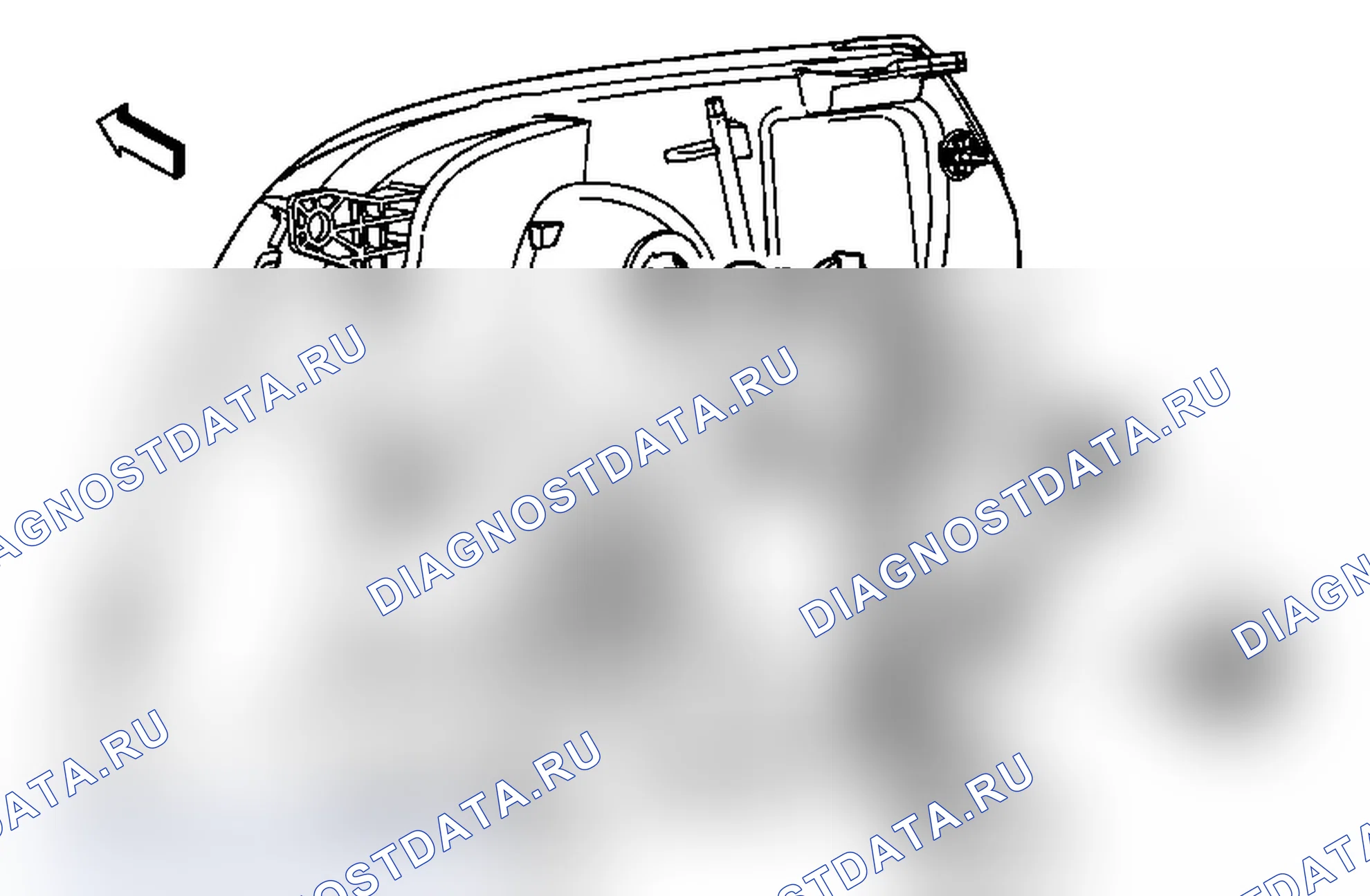 Рис. 45: Замена лампы фары (Юкон). Chevrolet Tahoe III