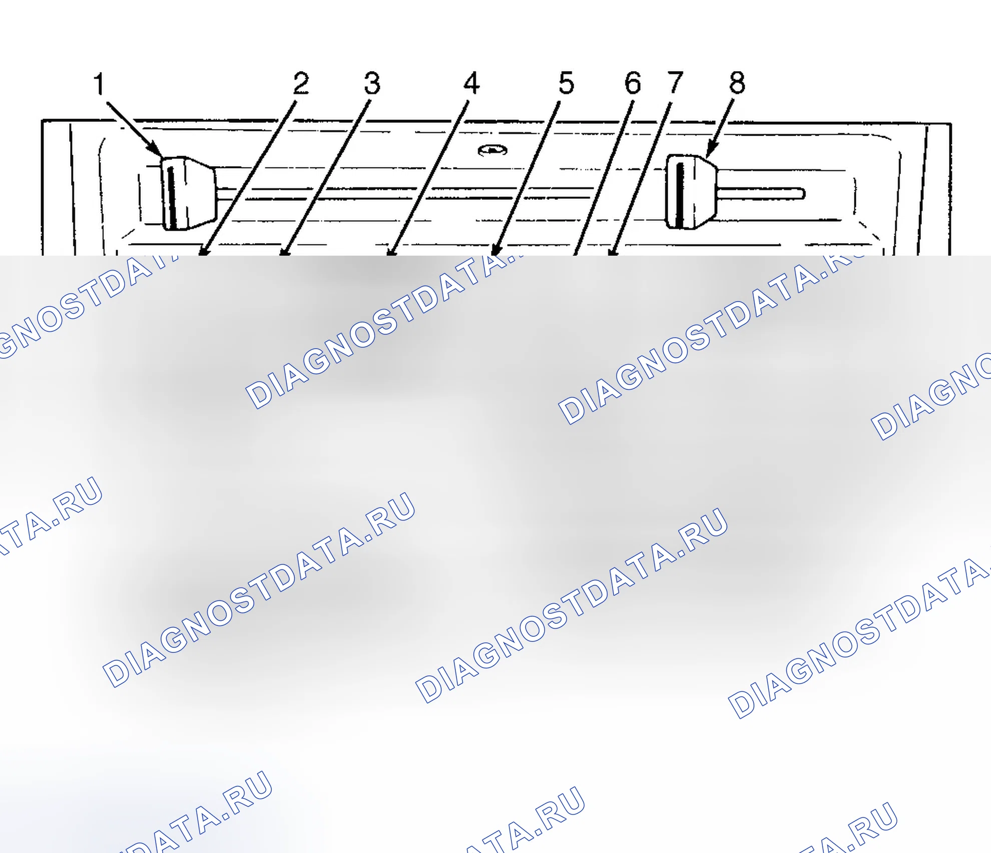 Рис. 3: Рычаг регулировки температуры. Chevrolet Metro I
