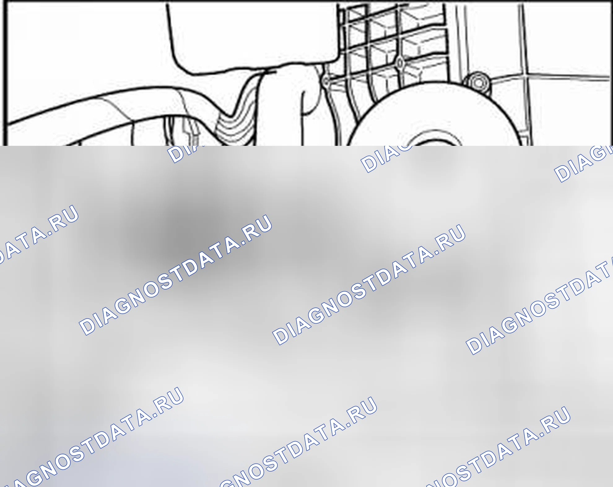 Рис. 86: ДАТЧИК ТЕМПЕРАТУРЫ ИСПАРИТЕЛЯ -G308. Volkswagen Touareg II