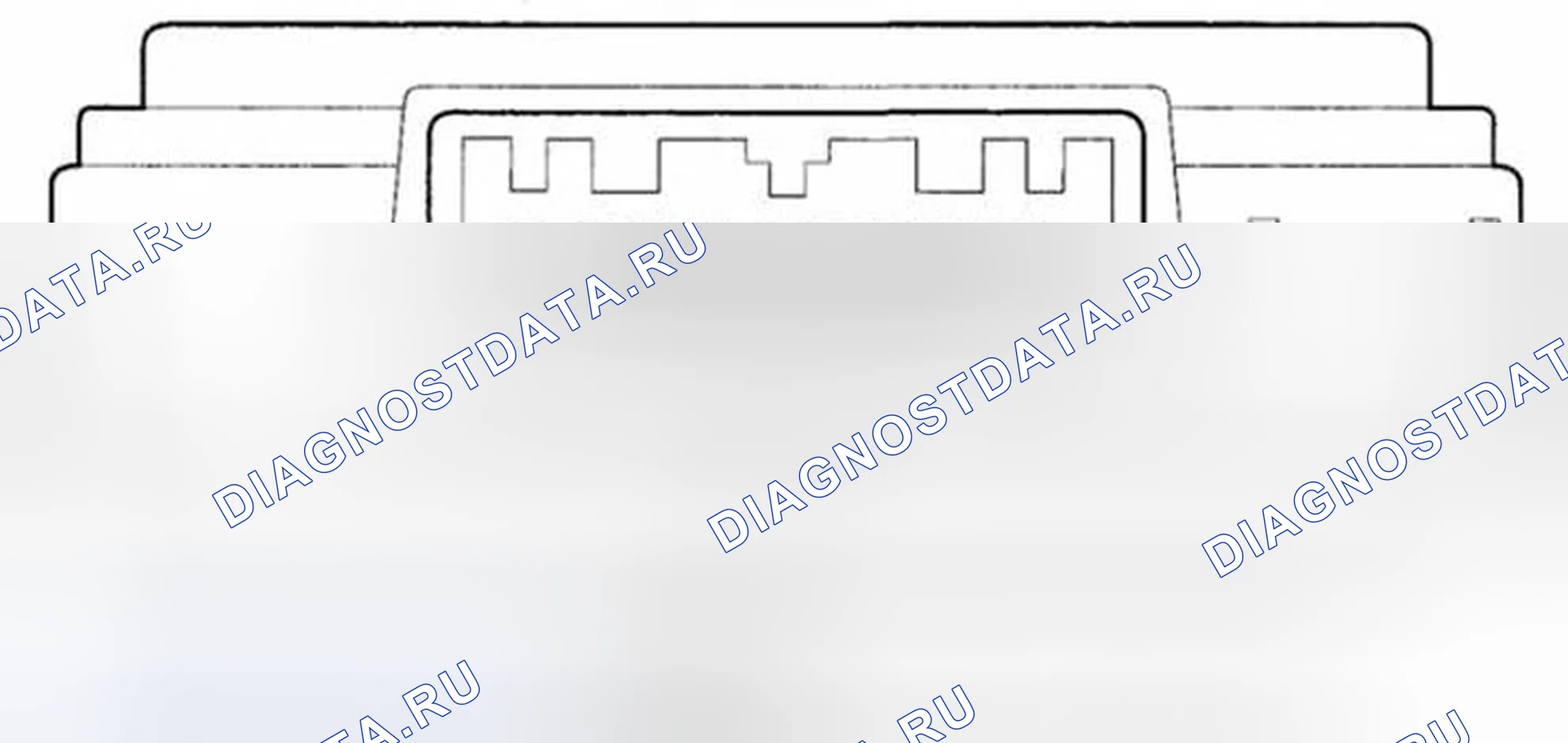 Рис. 3: Входы и выходы блока управления громкой связью. Honda Civic VIII рестайлинг