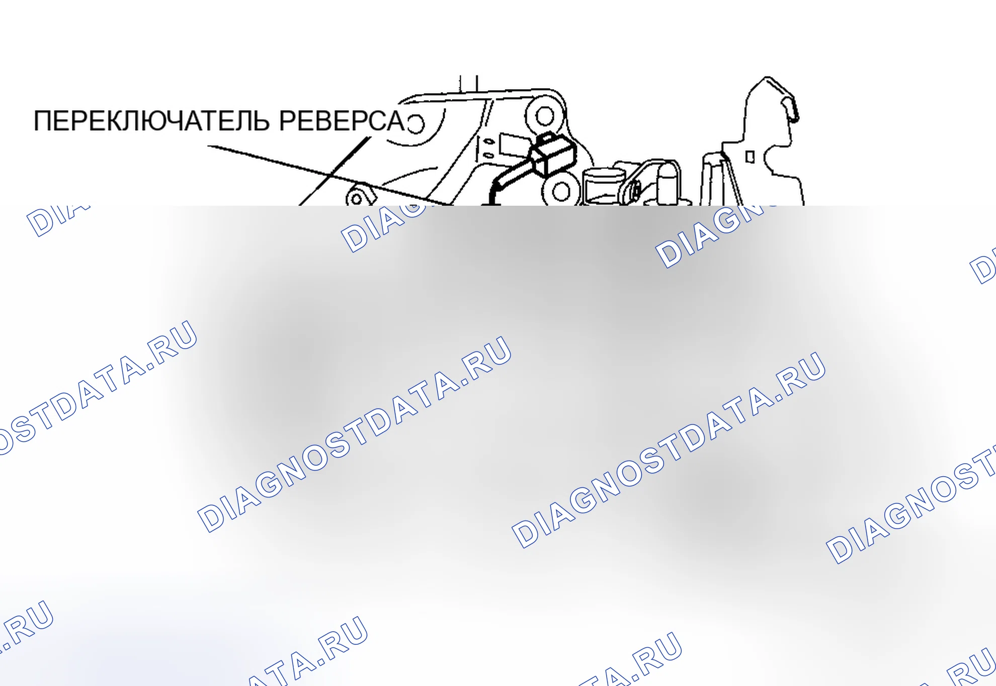 Рис. 258: СНЯТИЕ / УСТАНОВКА ПЕРЕКЛЮЧАТЕЛЯ РЕВЕРСА [A65M-R]. Honda CR-V III