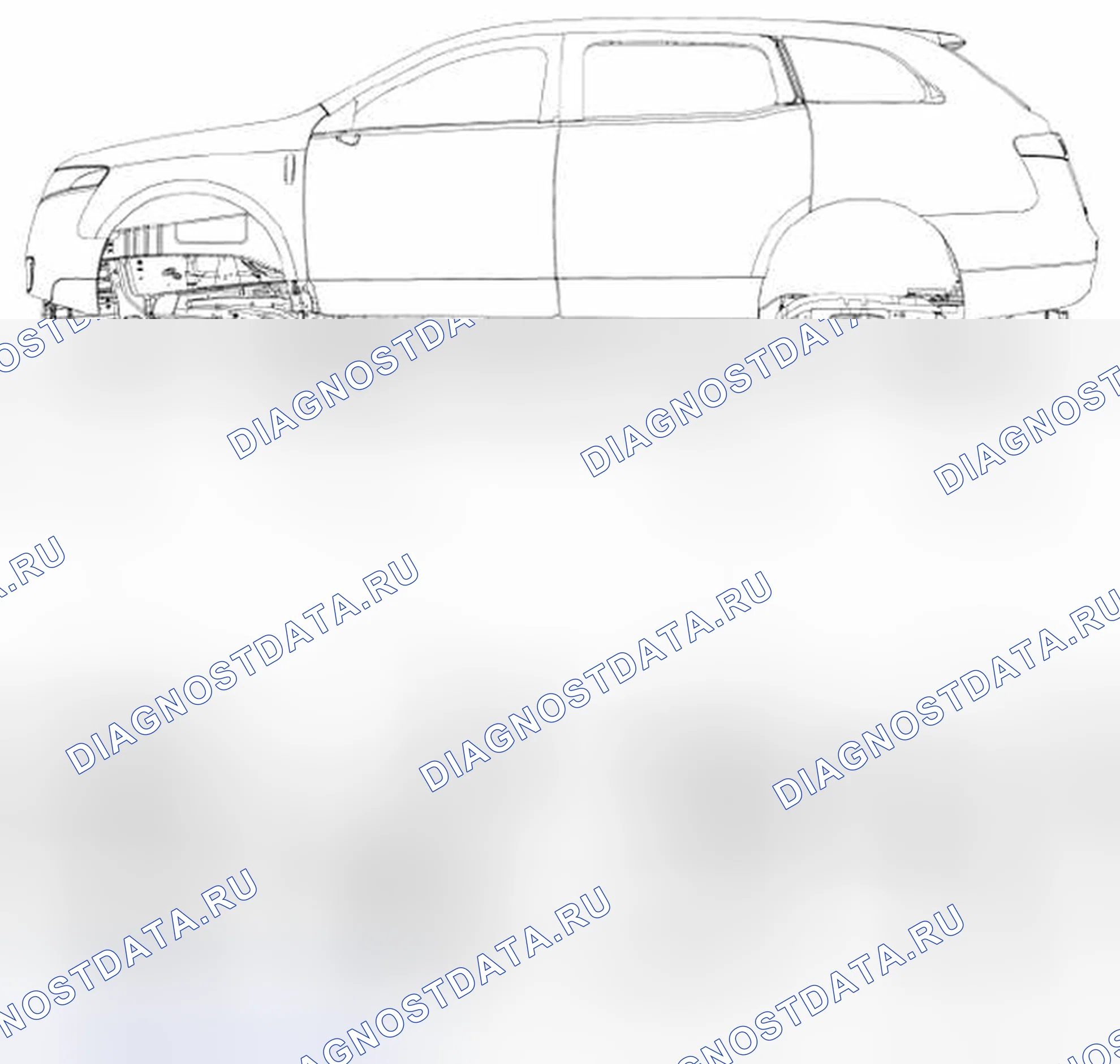 Рис. 85: Базовая высота рамы. Hyundai Kona I рестайлинг