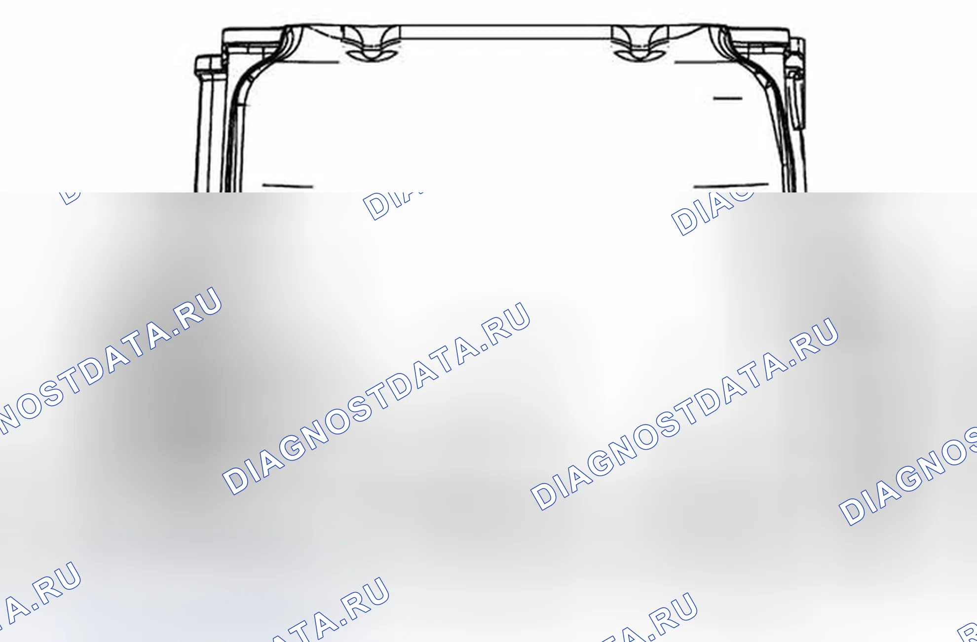 Рис. 158: Передняя панель масляного поддона (Rwd). Cadillac ATS I
